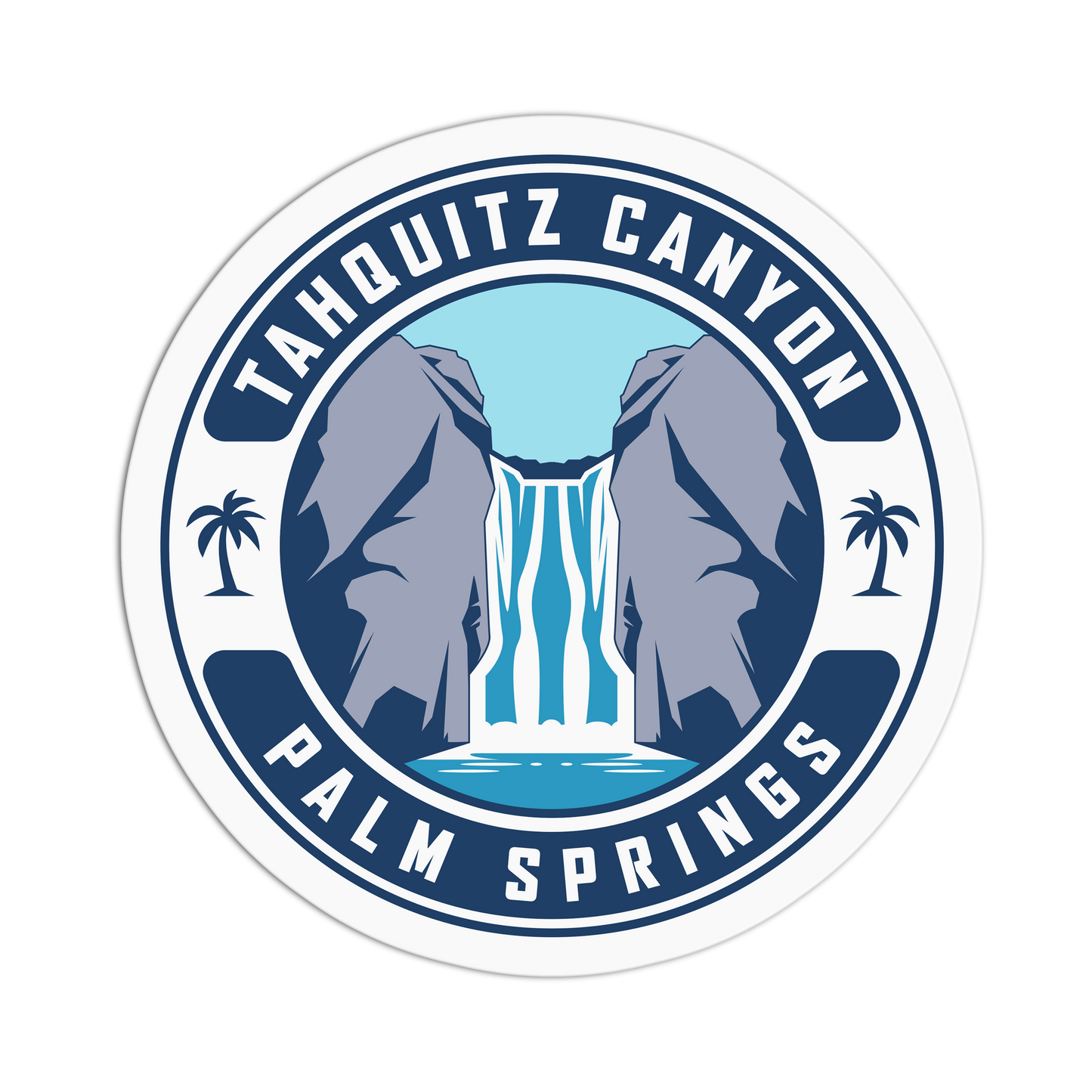 Tahquitz Canyon Travel Series Palm Spring Stickers