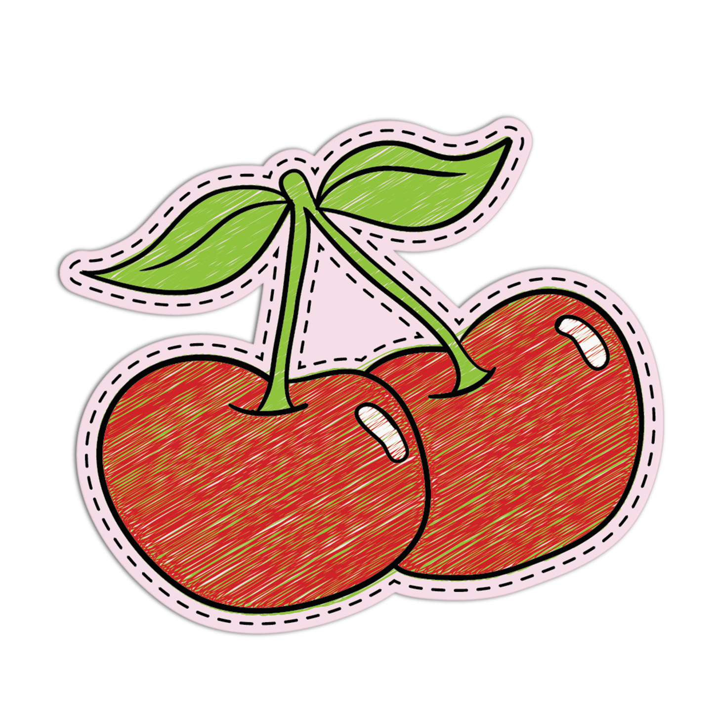 Cherry Patch Style Textured Stickers