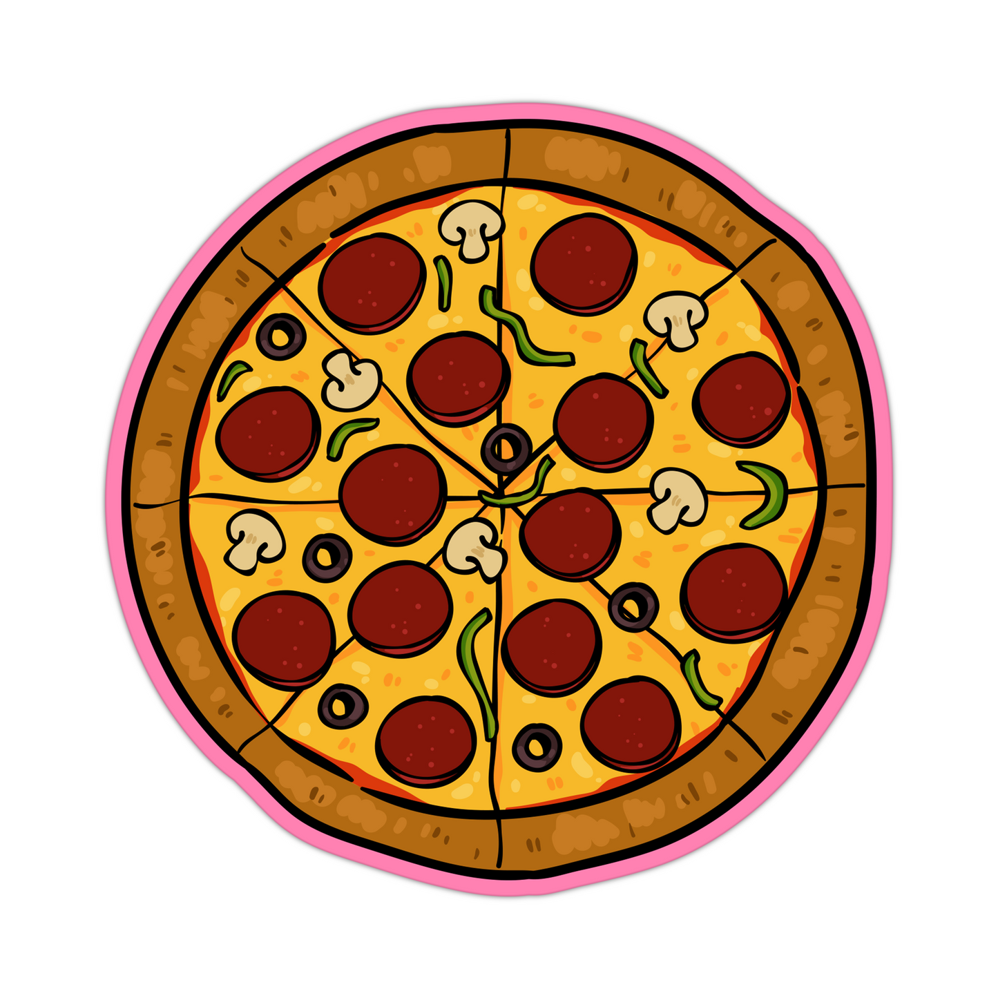 Pizza Stickers