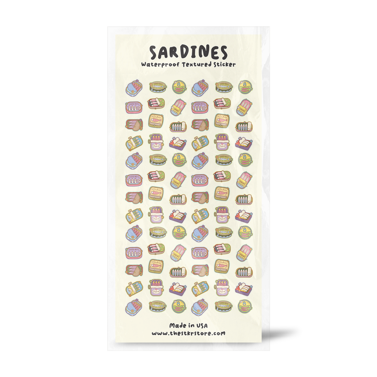 Sardines Sticker Sheet