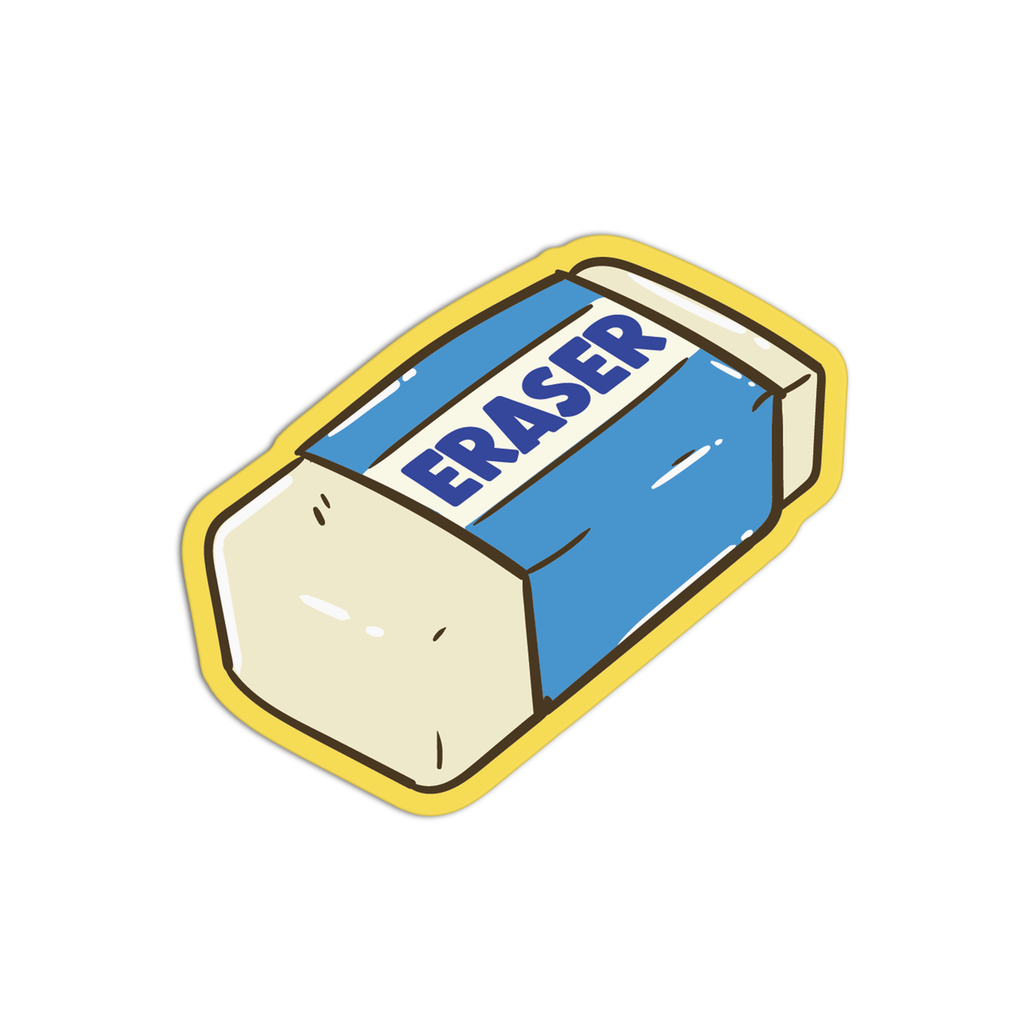 Eraser School Supplies Stickers