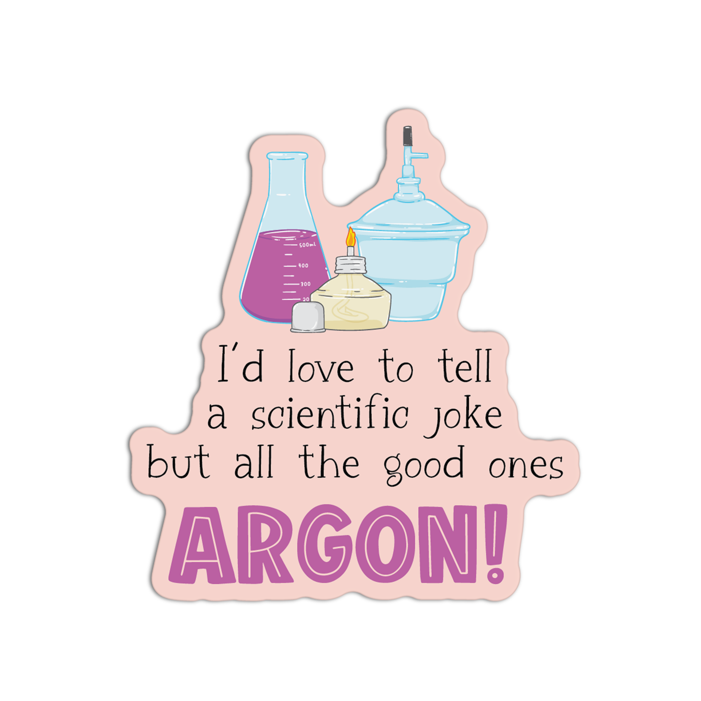 I'd Love To Tell Scientific Joke Science Stickers