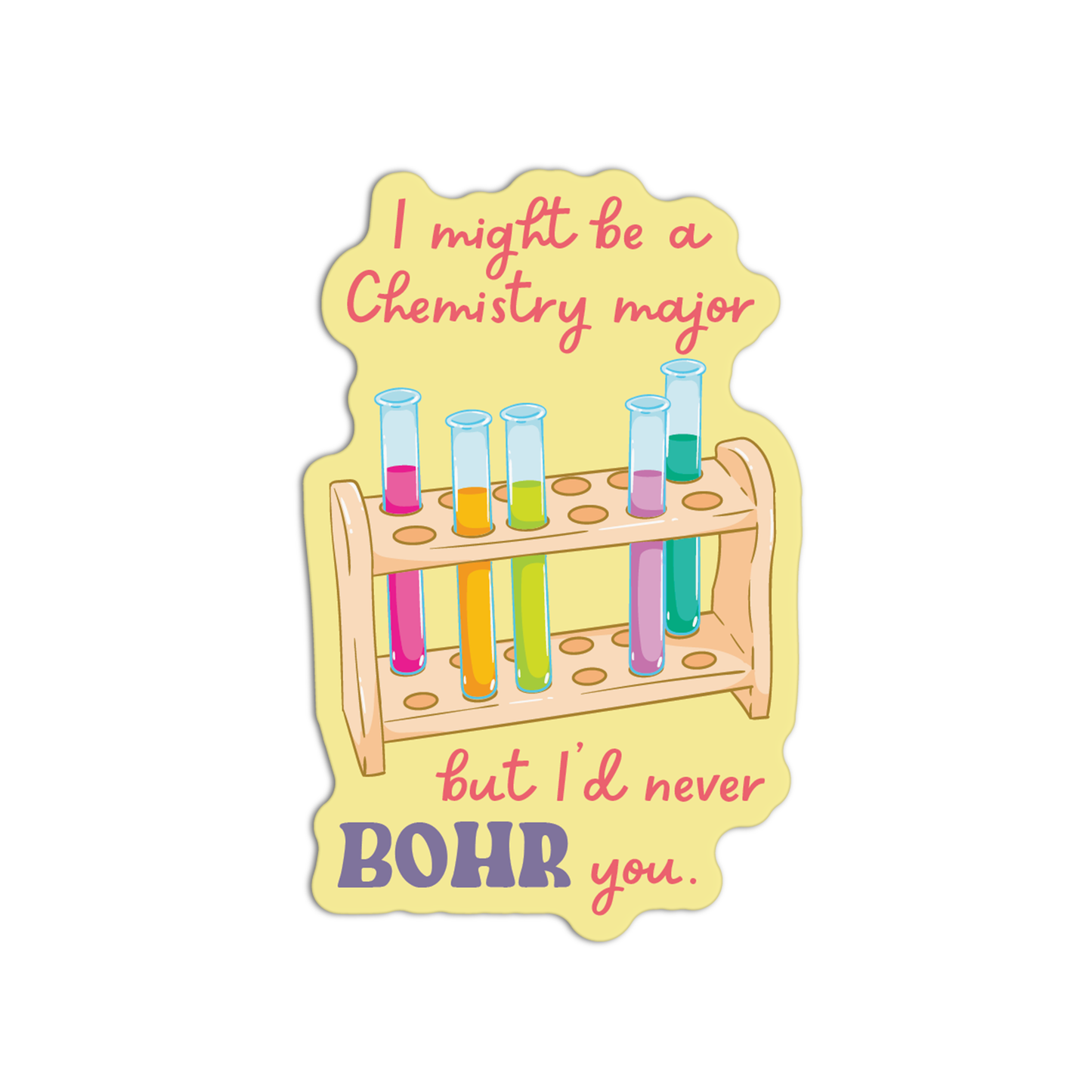 I might Be A Chemistry Mayor Science Stickers