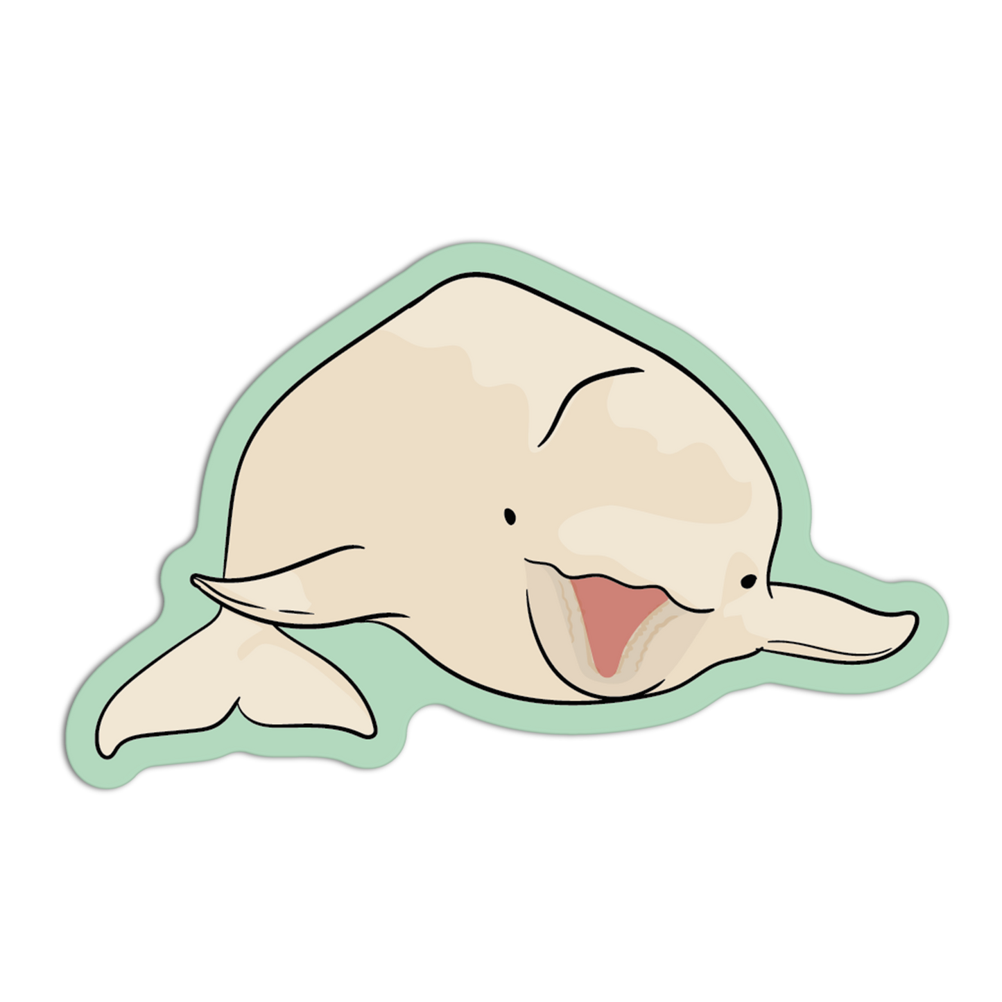 Beluga Whale - Sea Creatures Sticker Collection