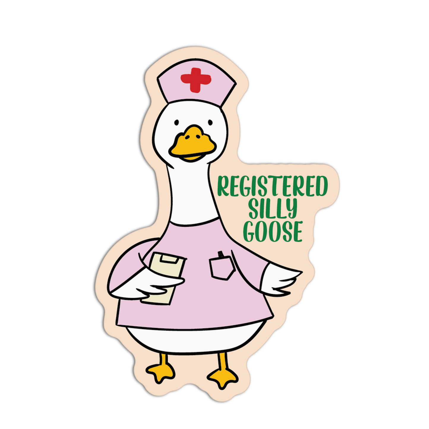Registered Silly Goose Silly Goose Stickers - The Stkr Store