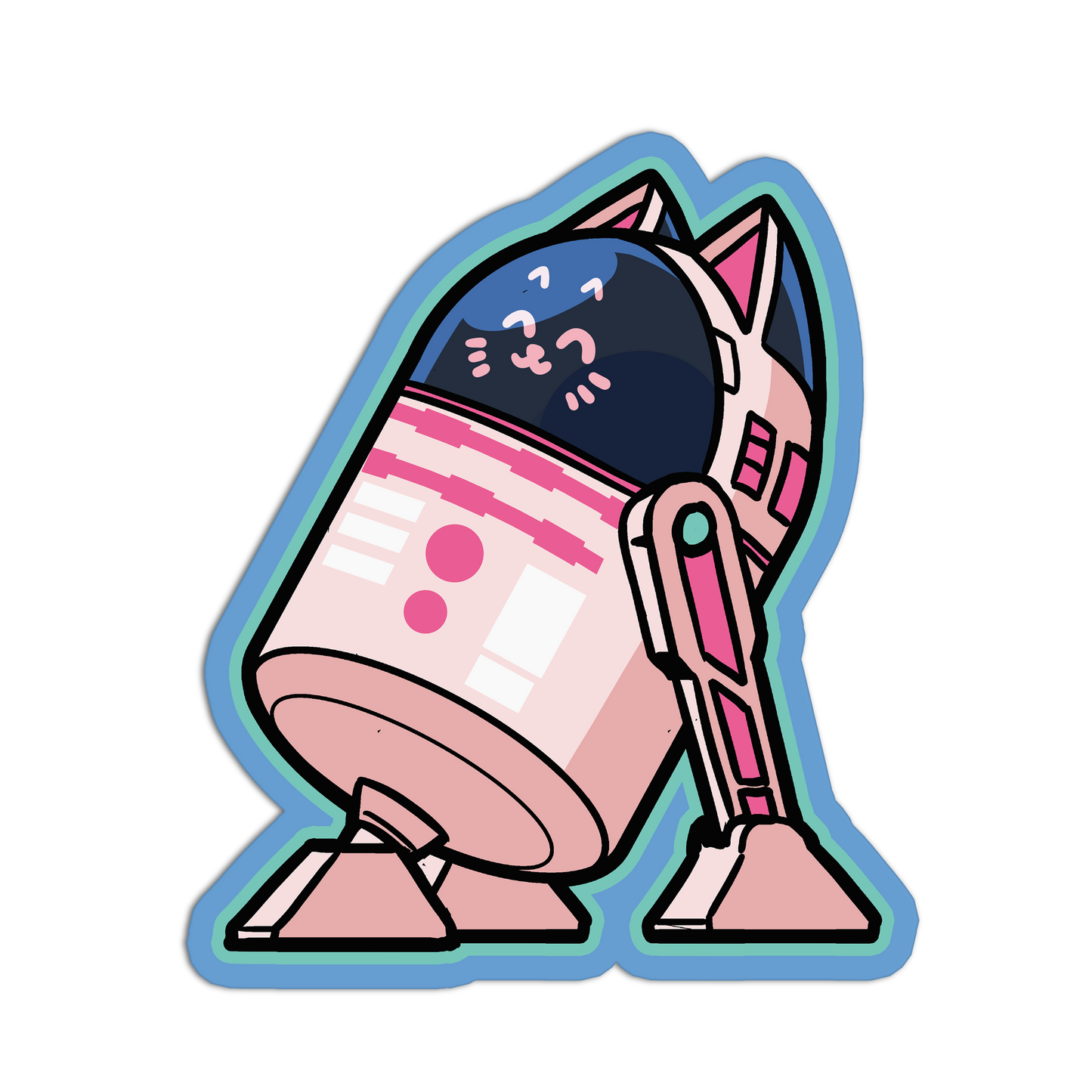 Space Cat Stickers