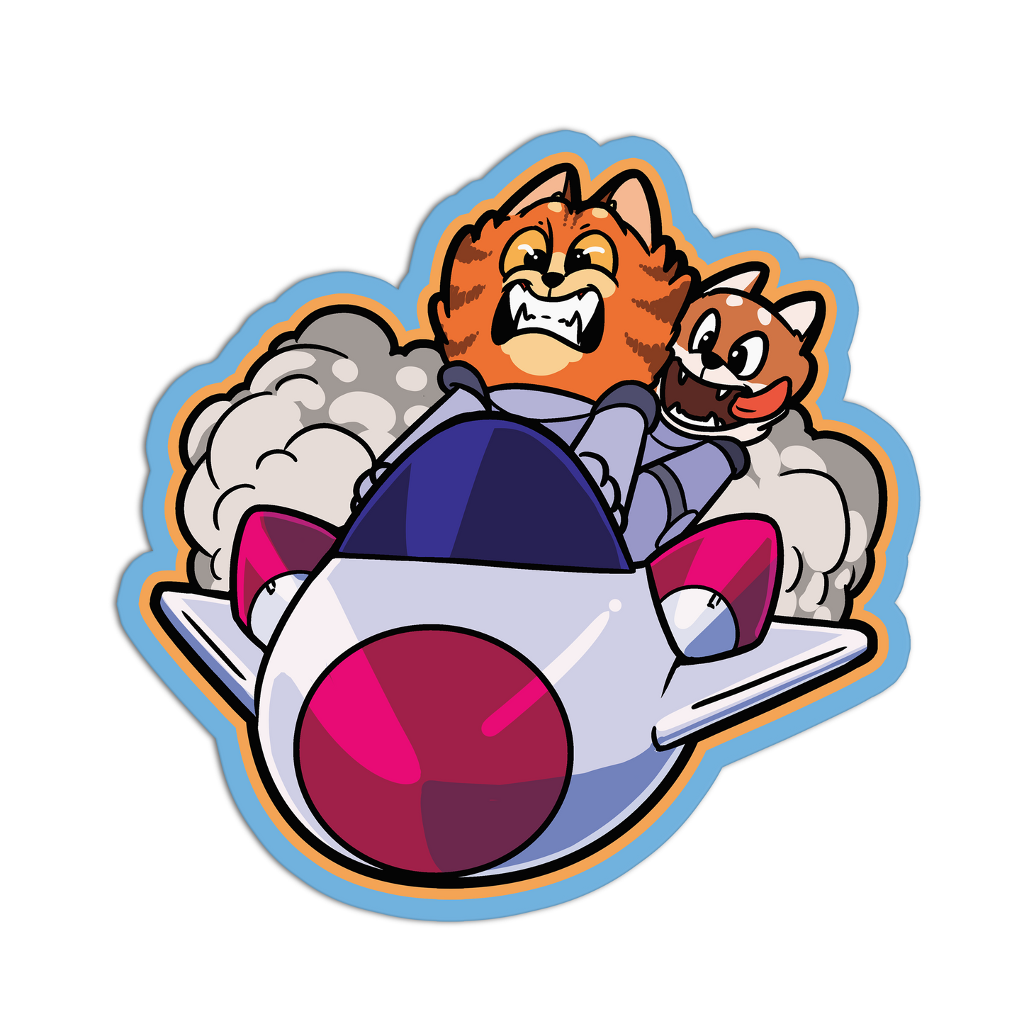 Space Cat Stickers