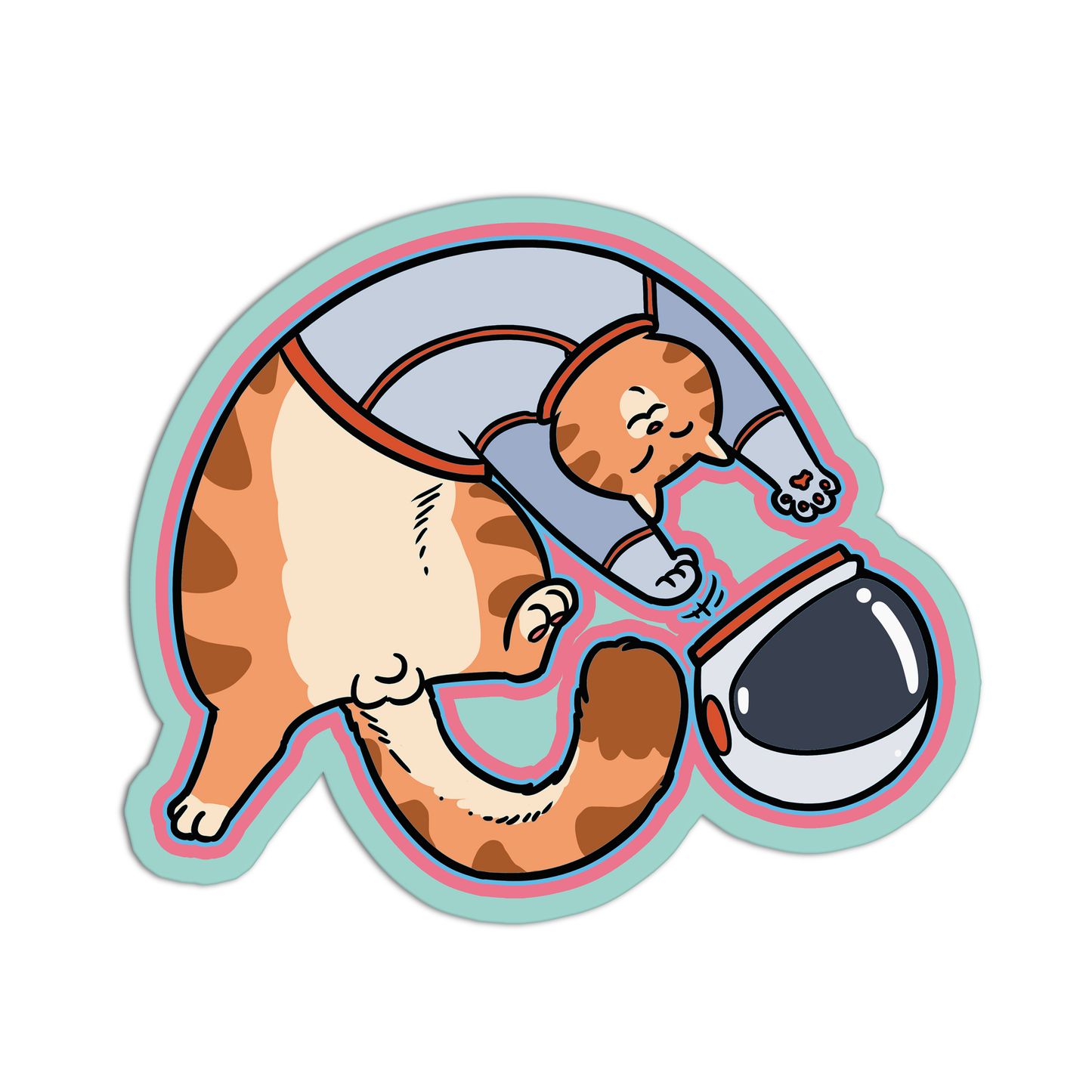Space Cat Stickers