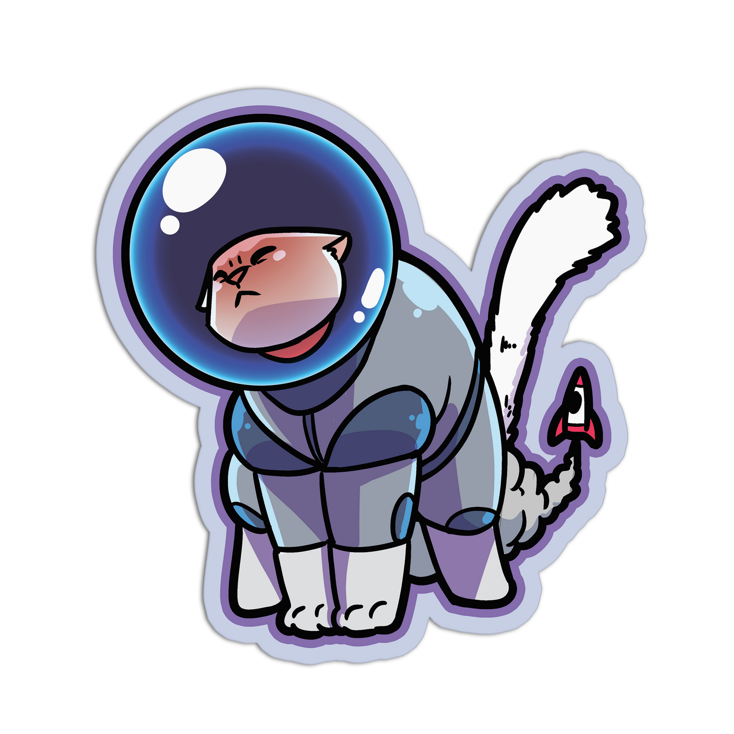 Space Cat Stickers