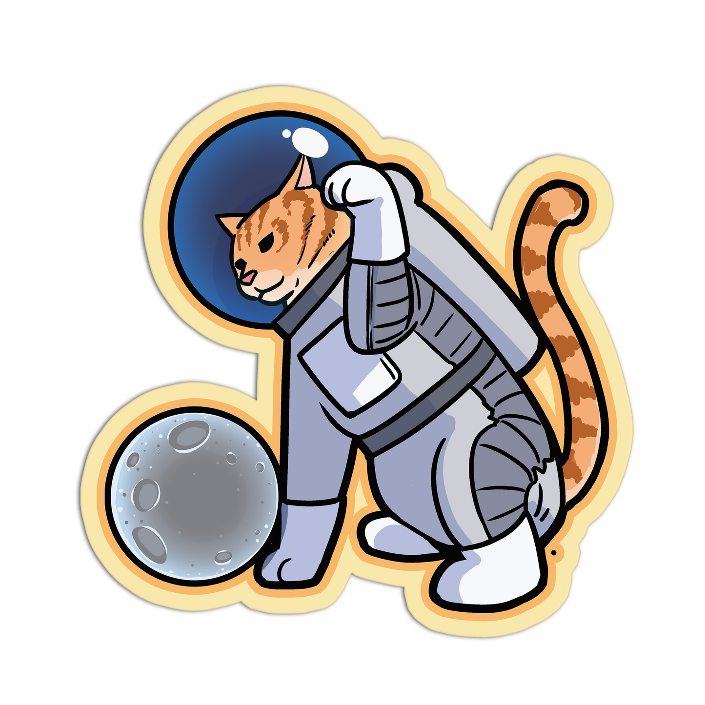 Space Cat Stickers
