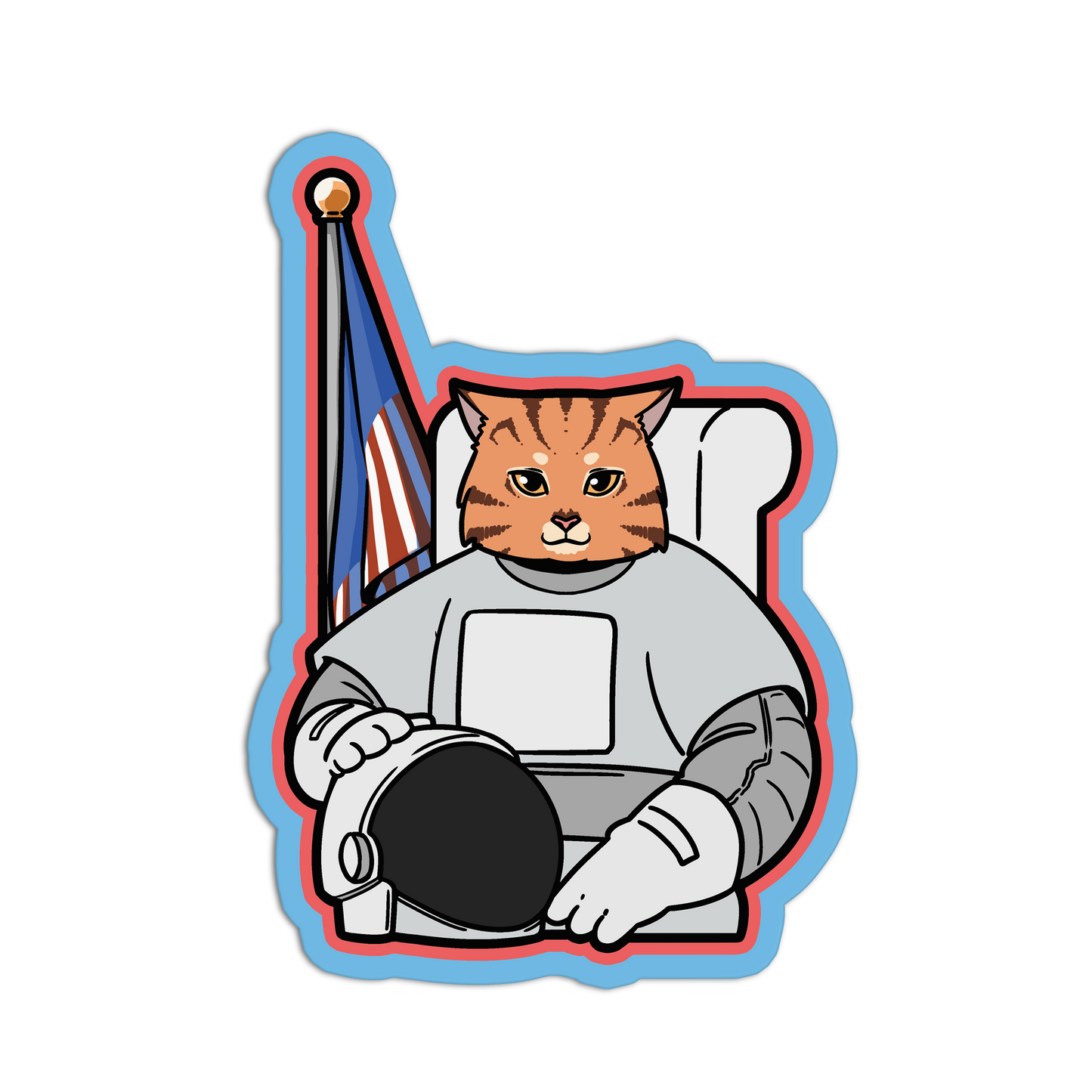 Space Cat Stickers