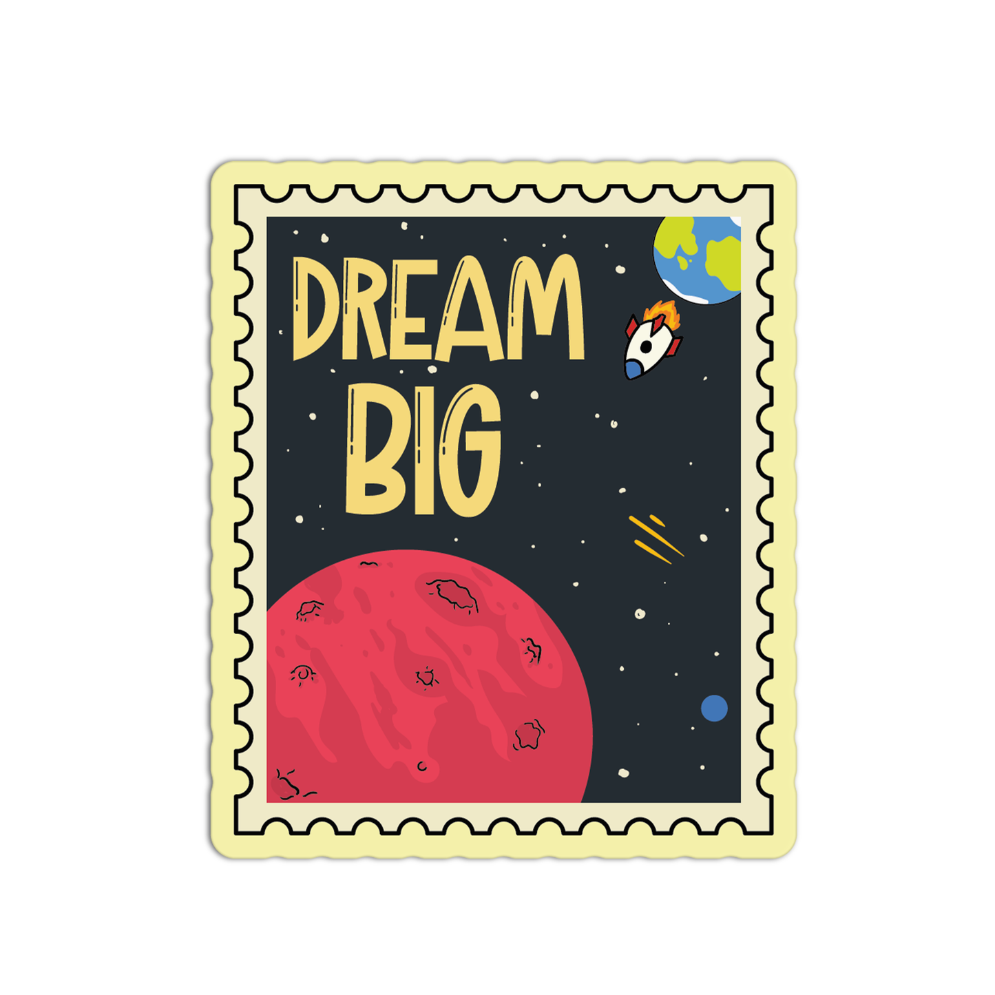 Dream Big Space Stuff Stickers