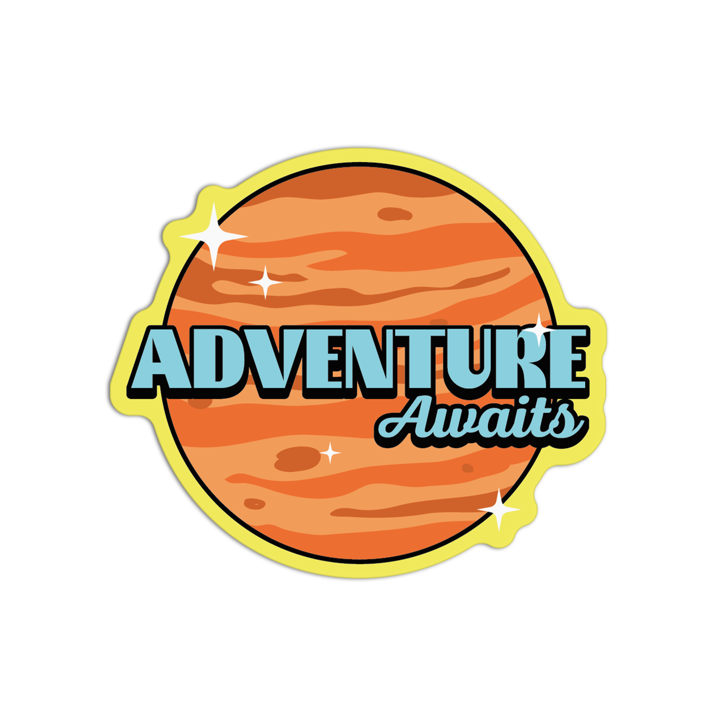 Adventure Awaits Space Stuff Stickers