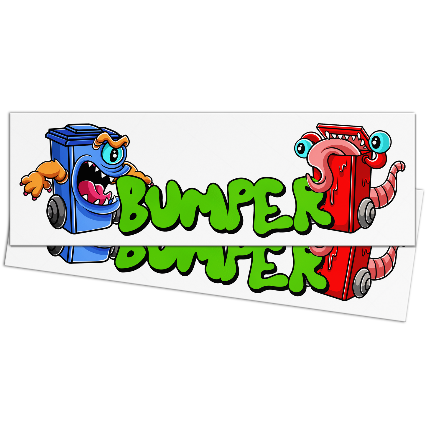 Customizable Bumpers Raised Spot UV Stickers