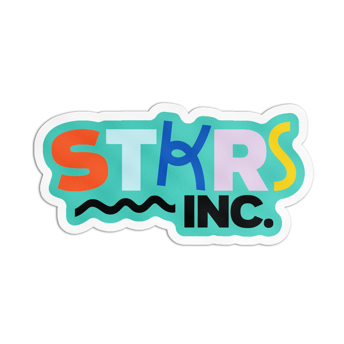 Sticker Cut to Shape Multicolor 1