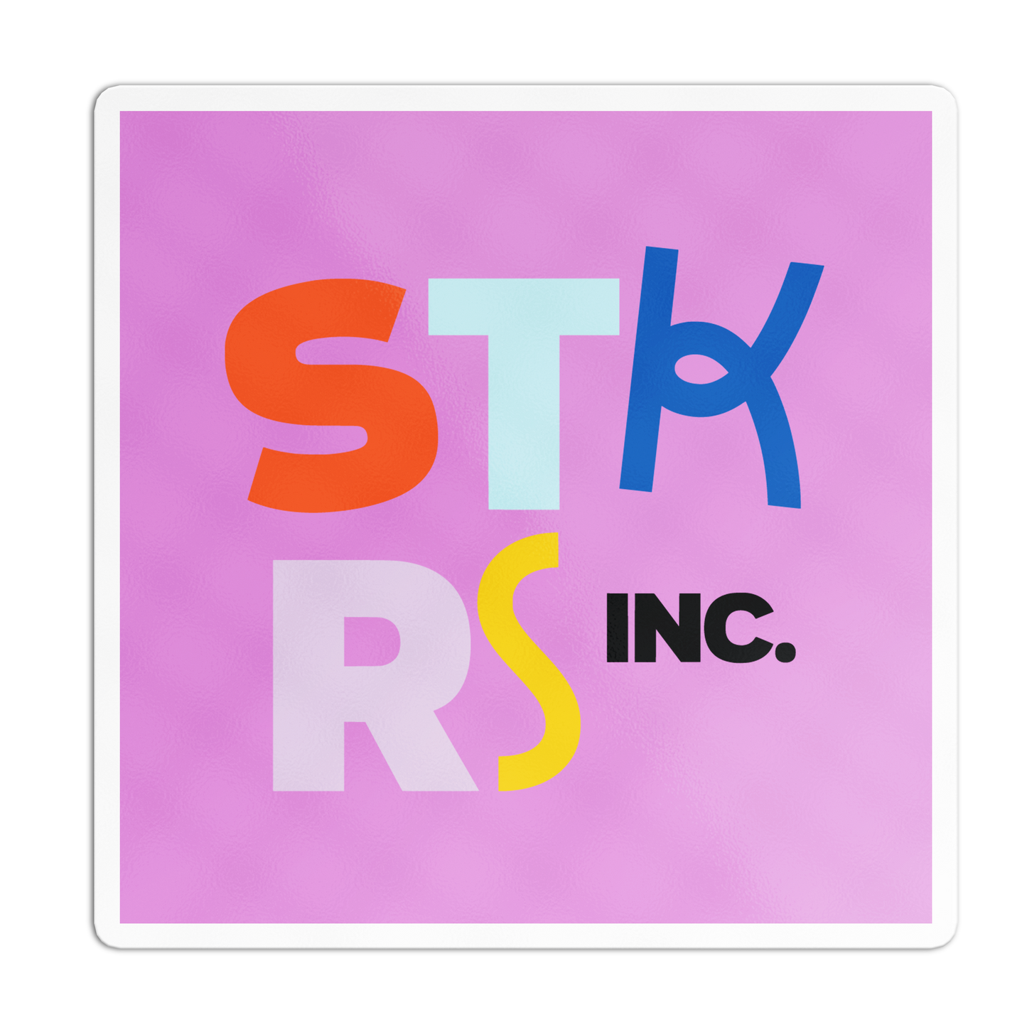 Stickers Square Multicolor 3