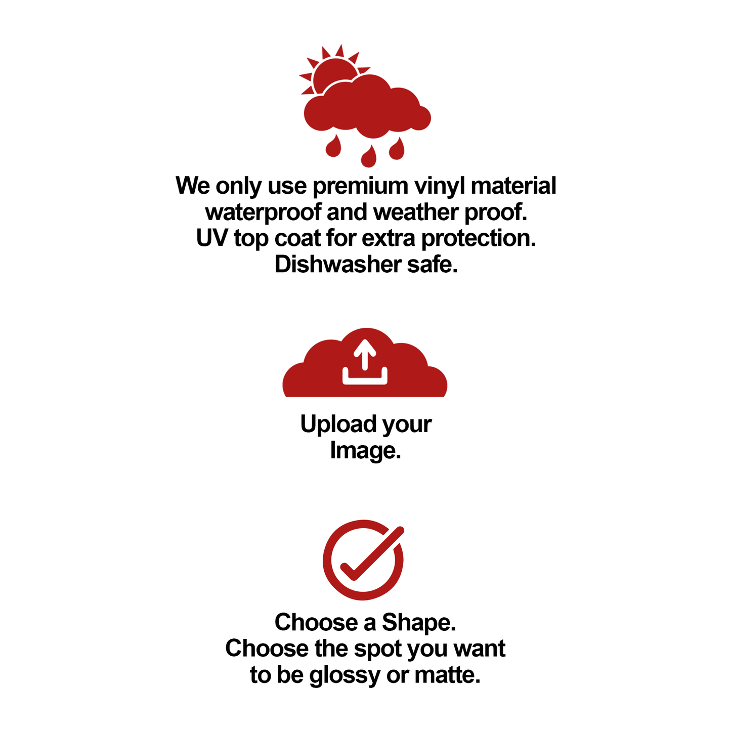 Customizable Clear Stickers