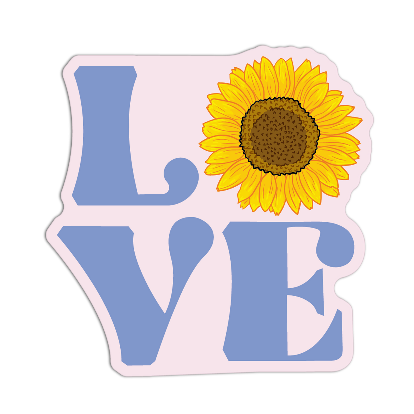 Love Sunflower Stickers