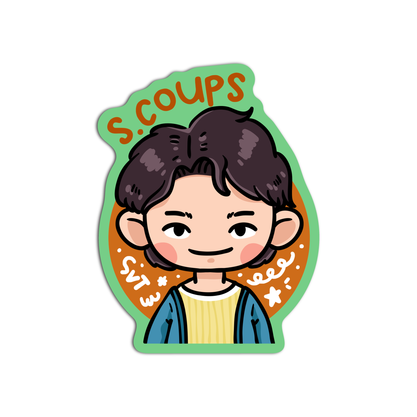 S.coups SEVENTEEN Sticker