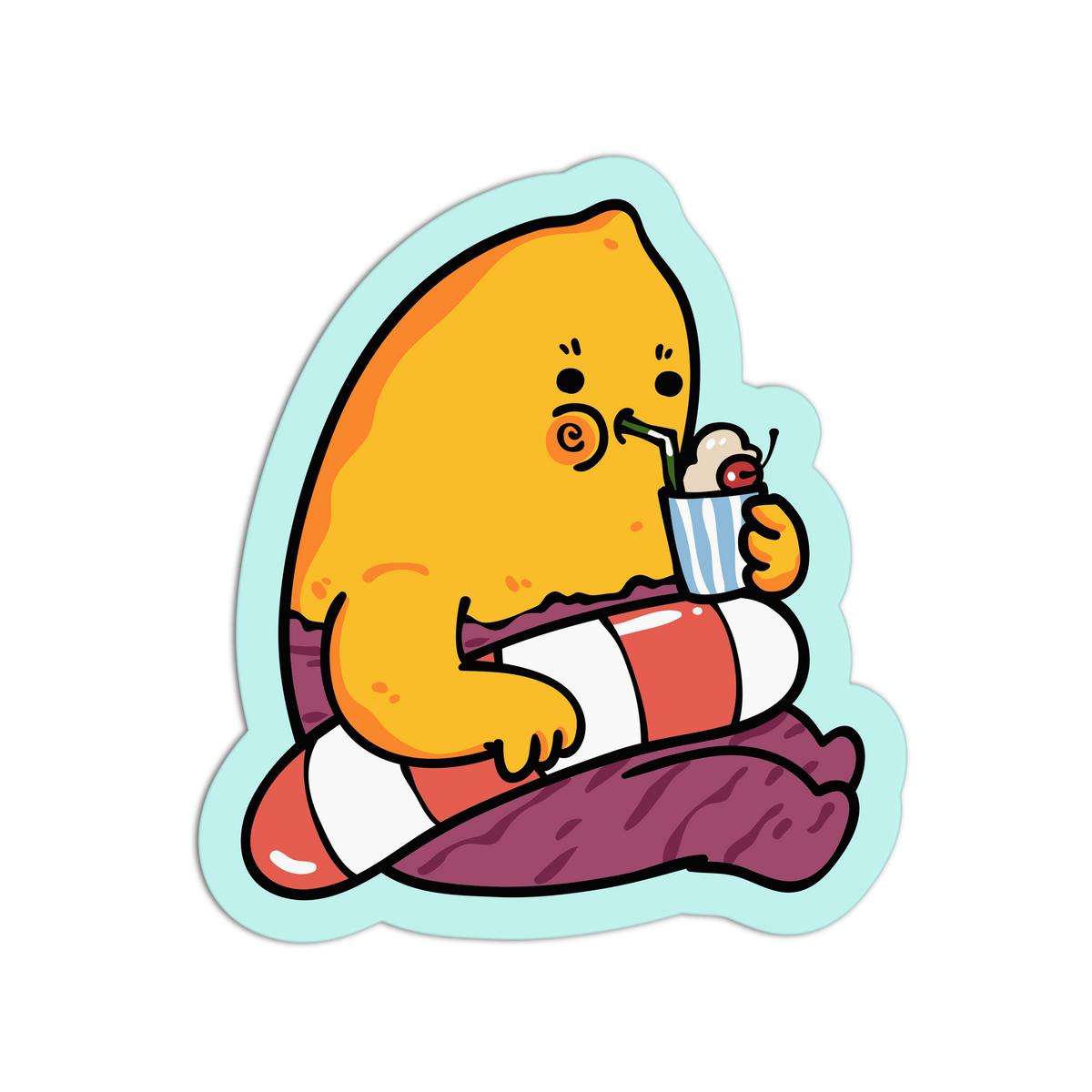 Relaxing Summer - Sweet Potato Sticker