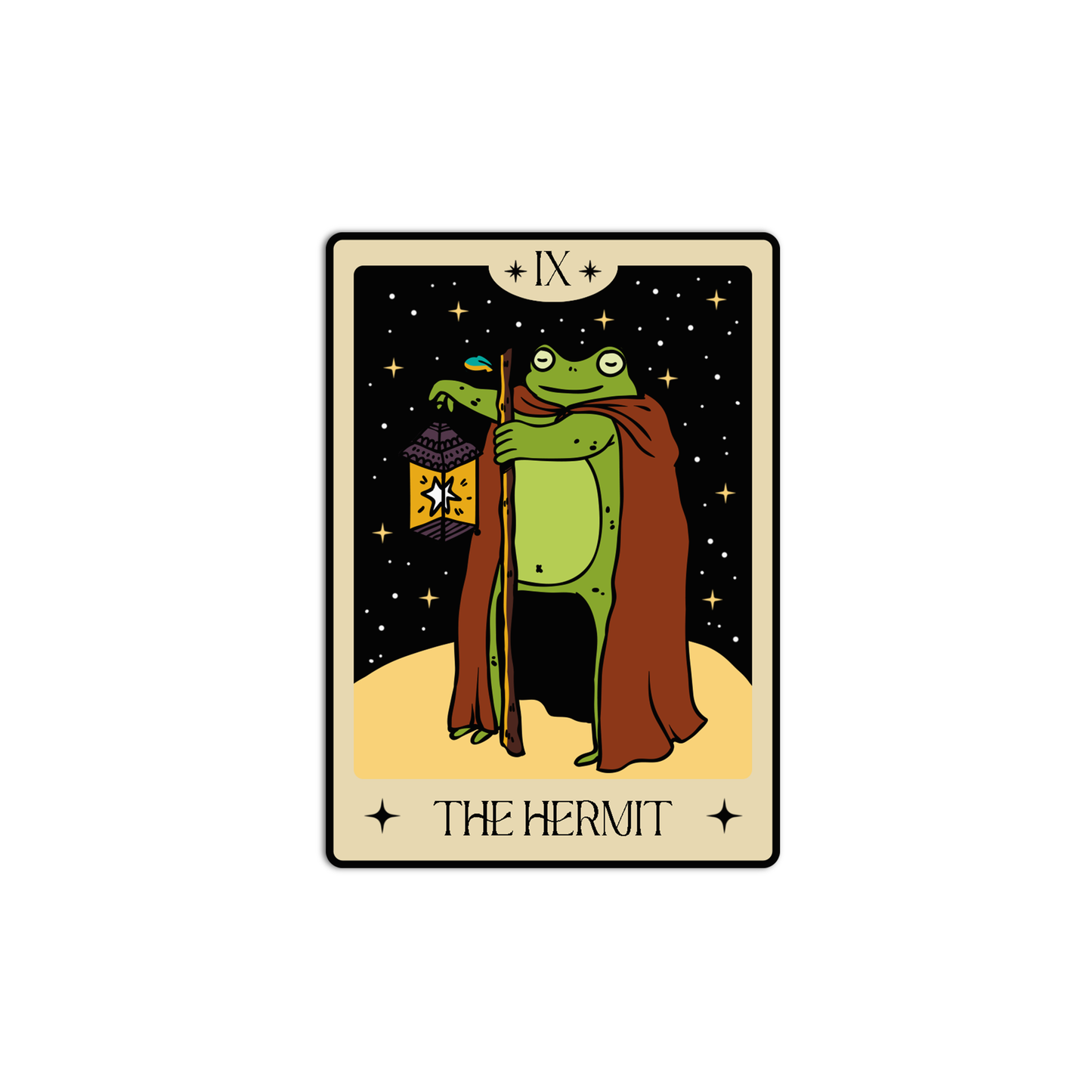 The Hermit Tarot Stickers