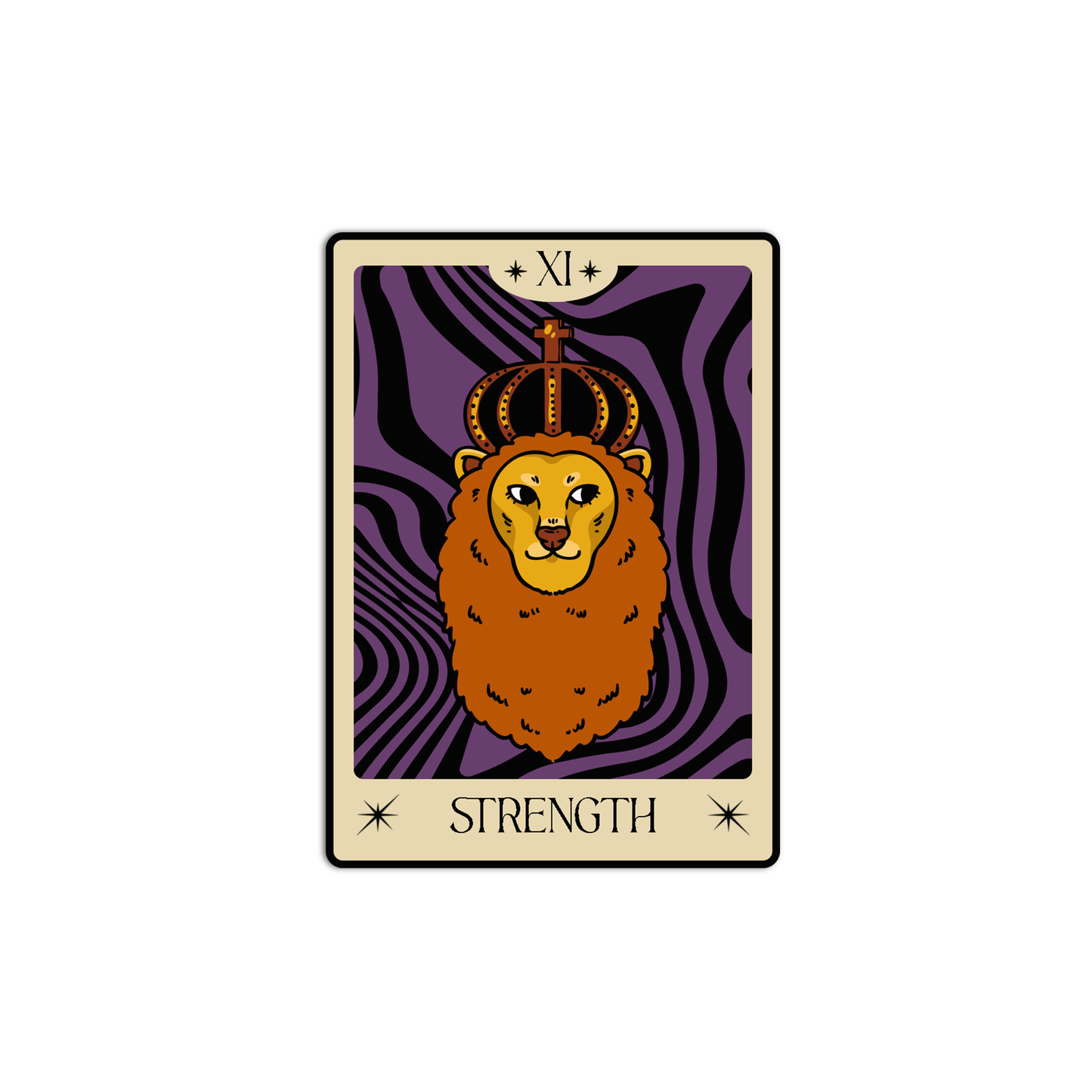 Strength Tarot Stickers