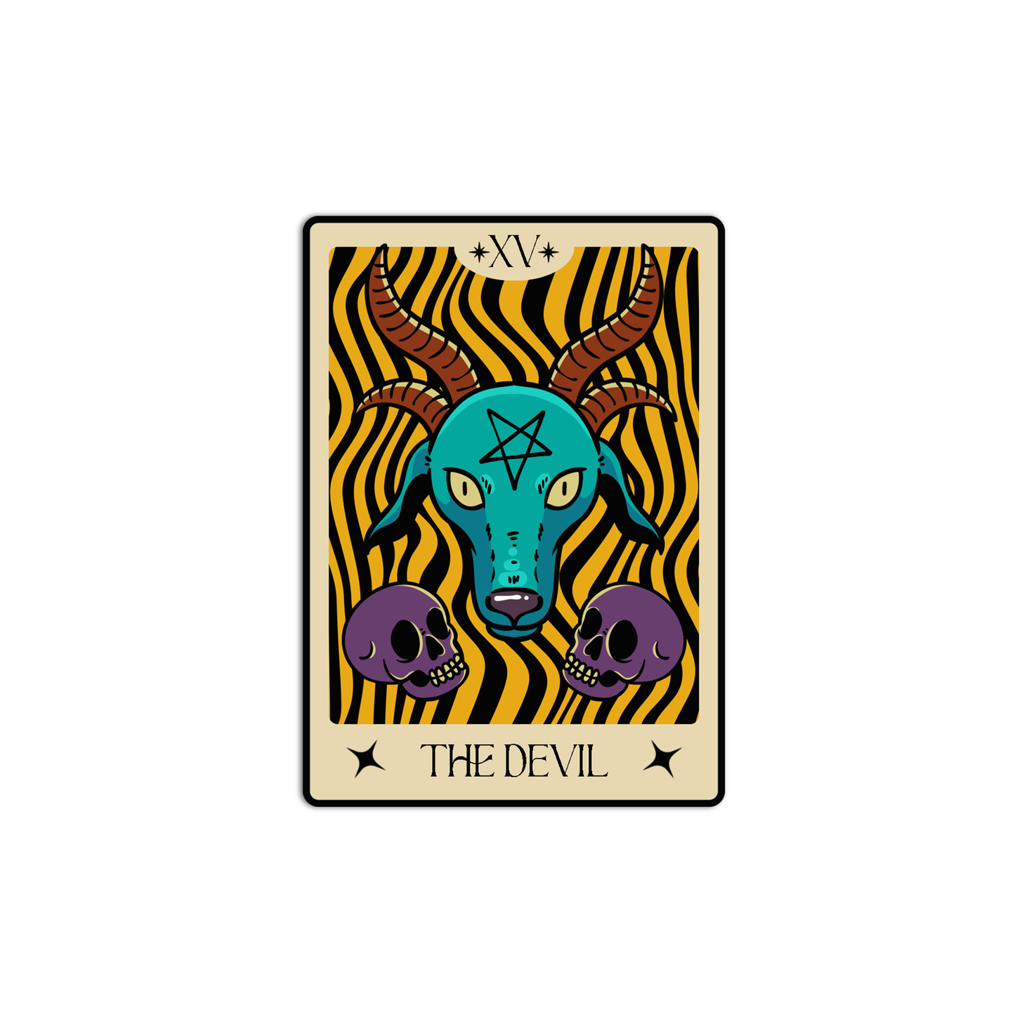 The Devil Tarot Stickers