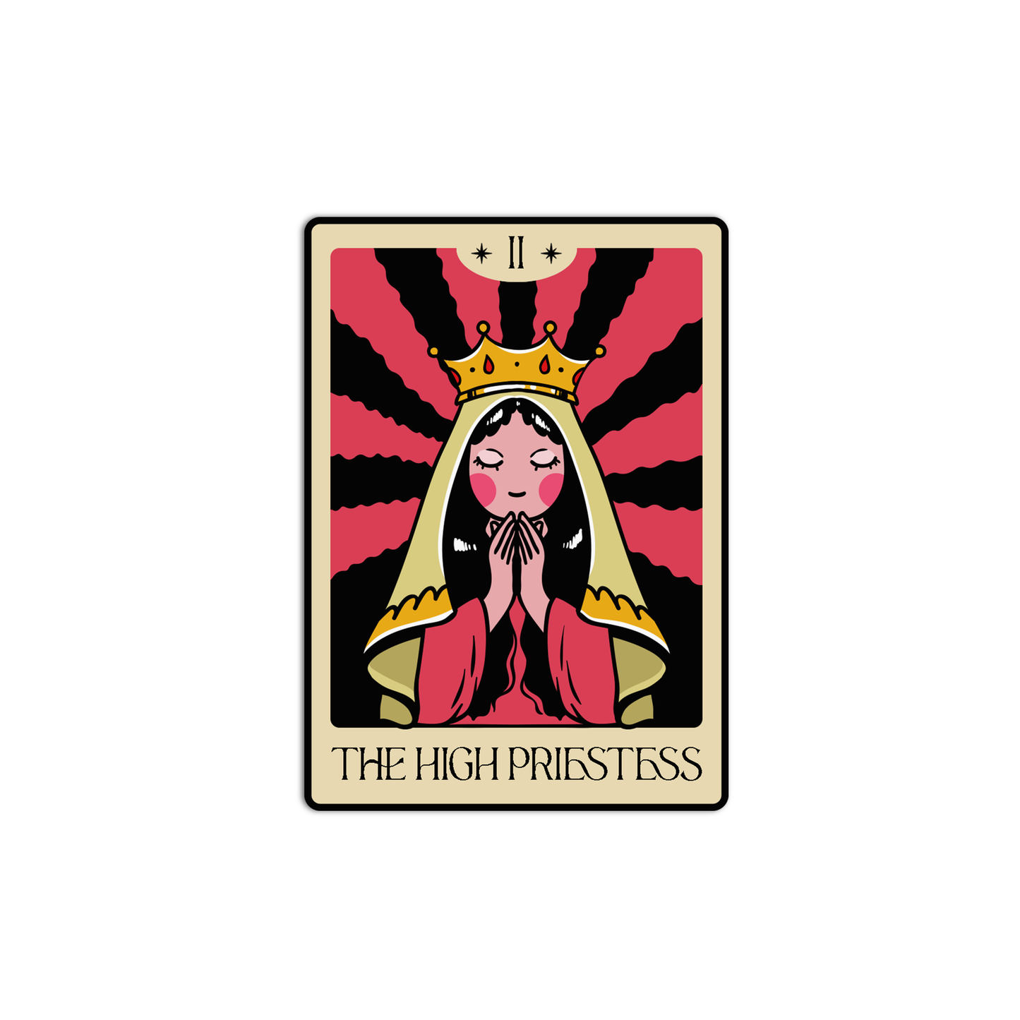 The High Priestess Tarot Stickers