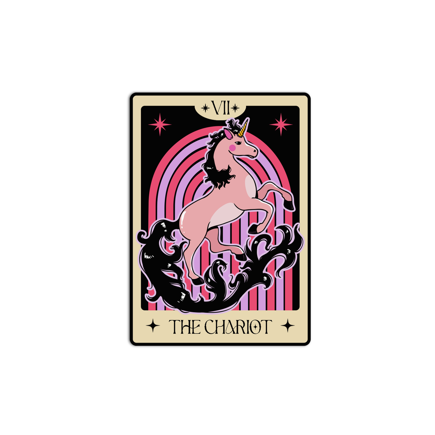 The Chariot Tarot Stickers