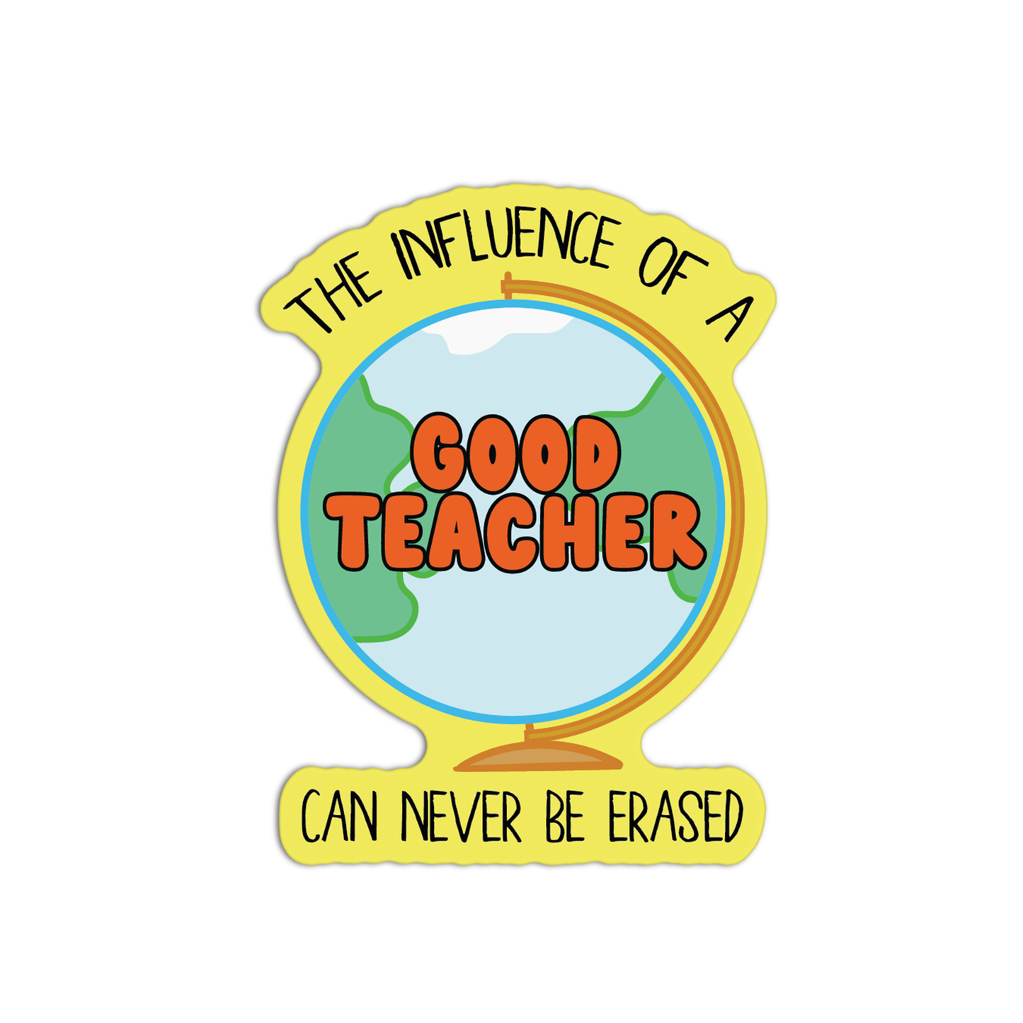 The Influence Of A Good Teacher Teacher Stickers