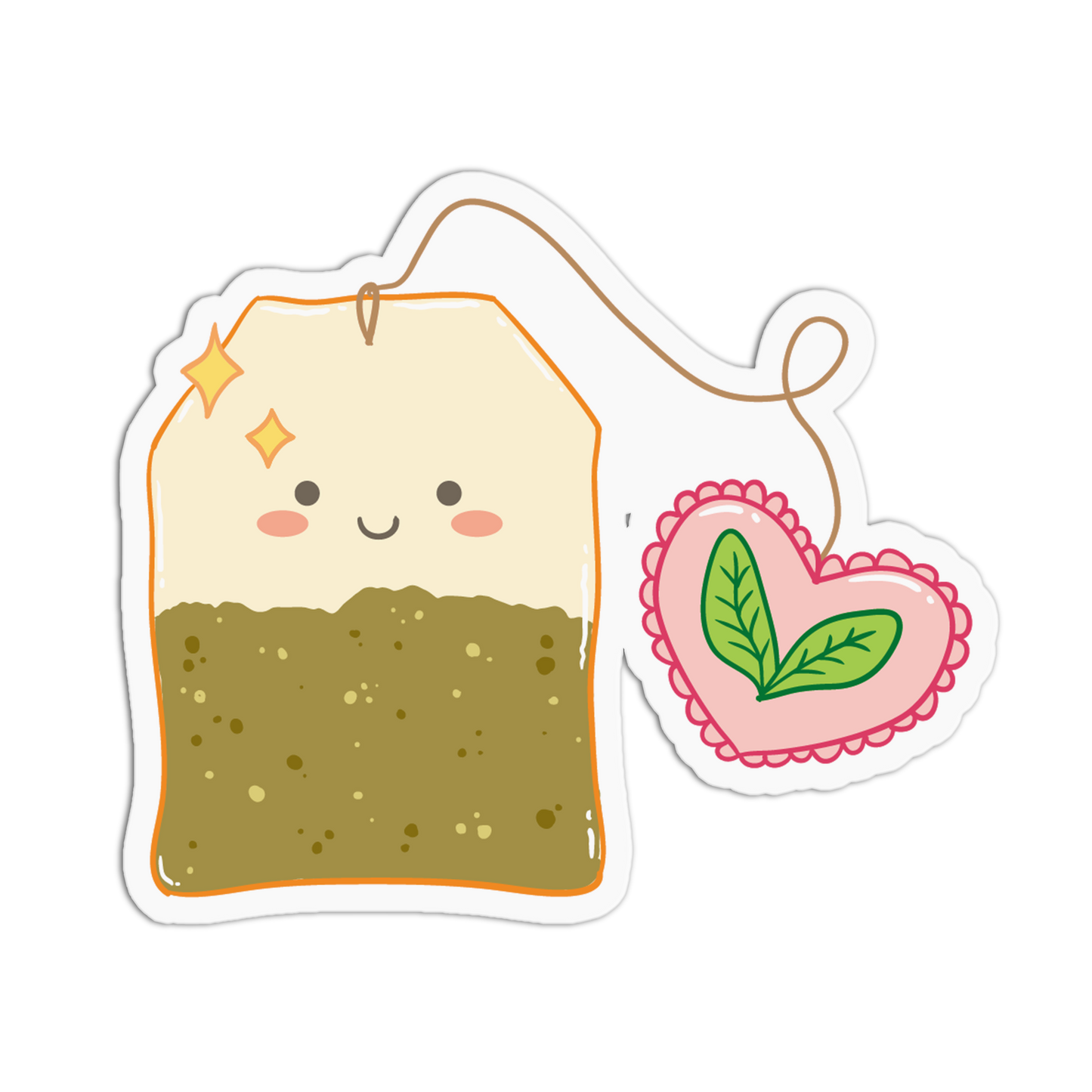 Cute Teabag Teacup Sticker (Copy)