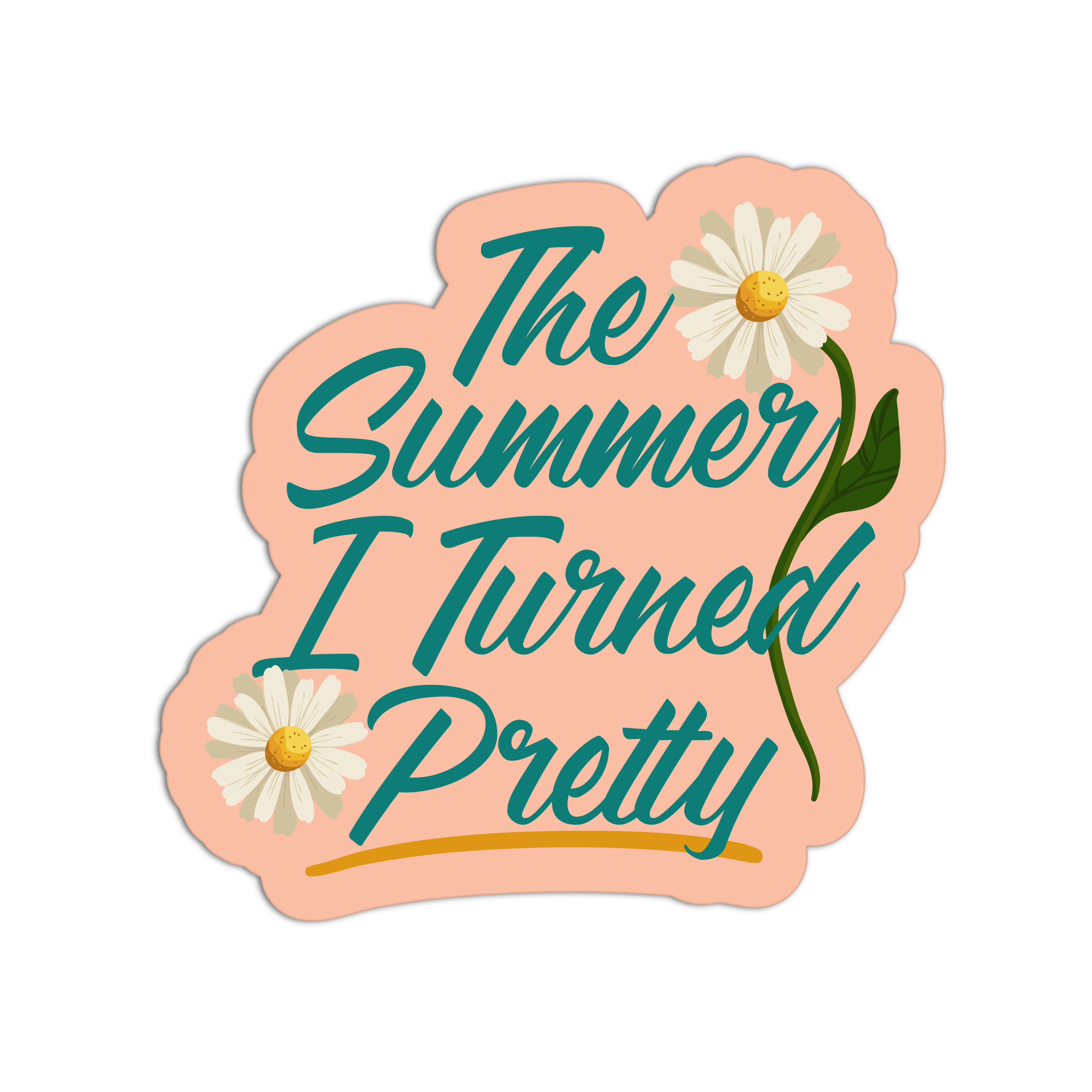 The Summer I Turned Pretty Textured Stickers The Stkr Store
