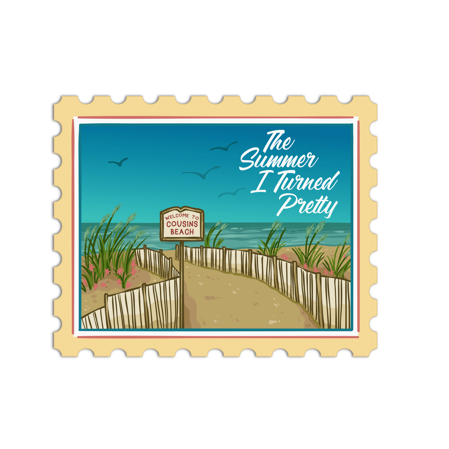 The Summer I Turned Pretty Textured Stickers