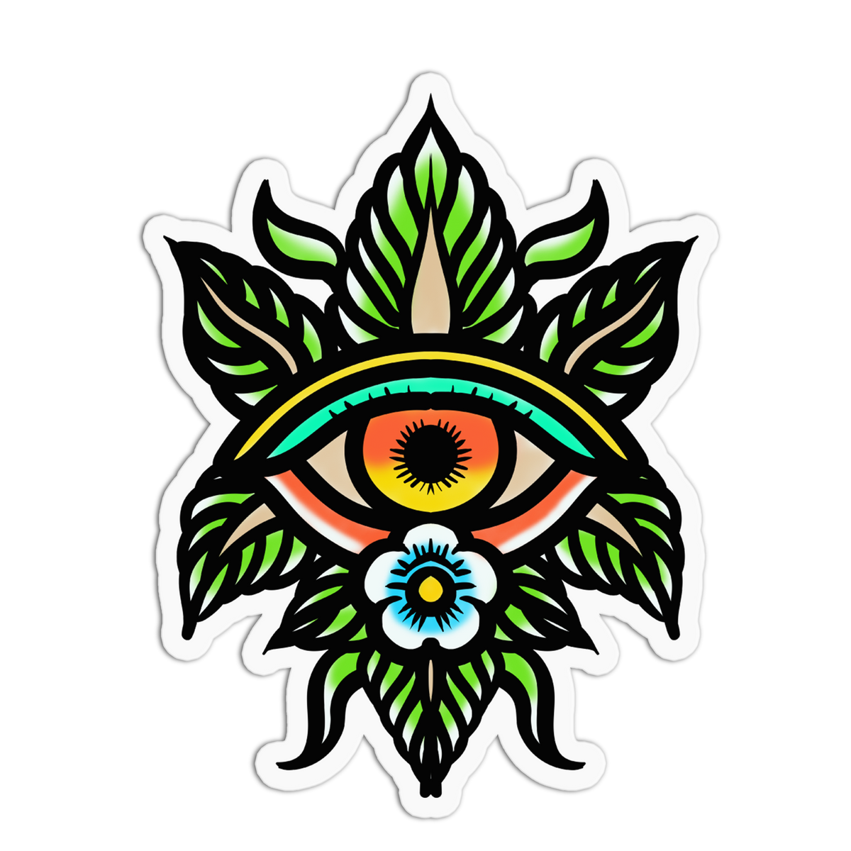 Seeing Eye - Traditional Tattoo Sticker