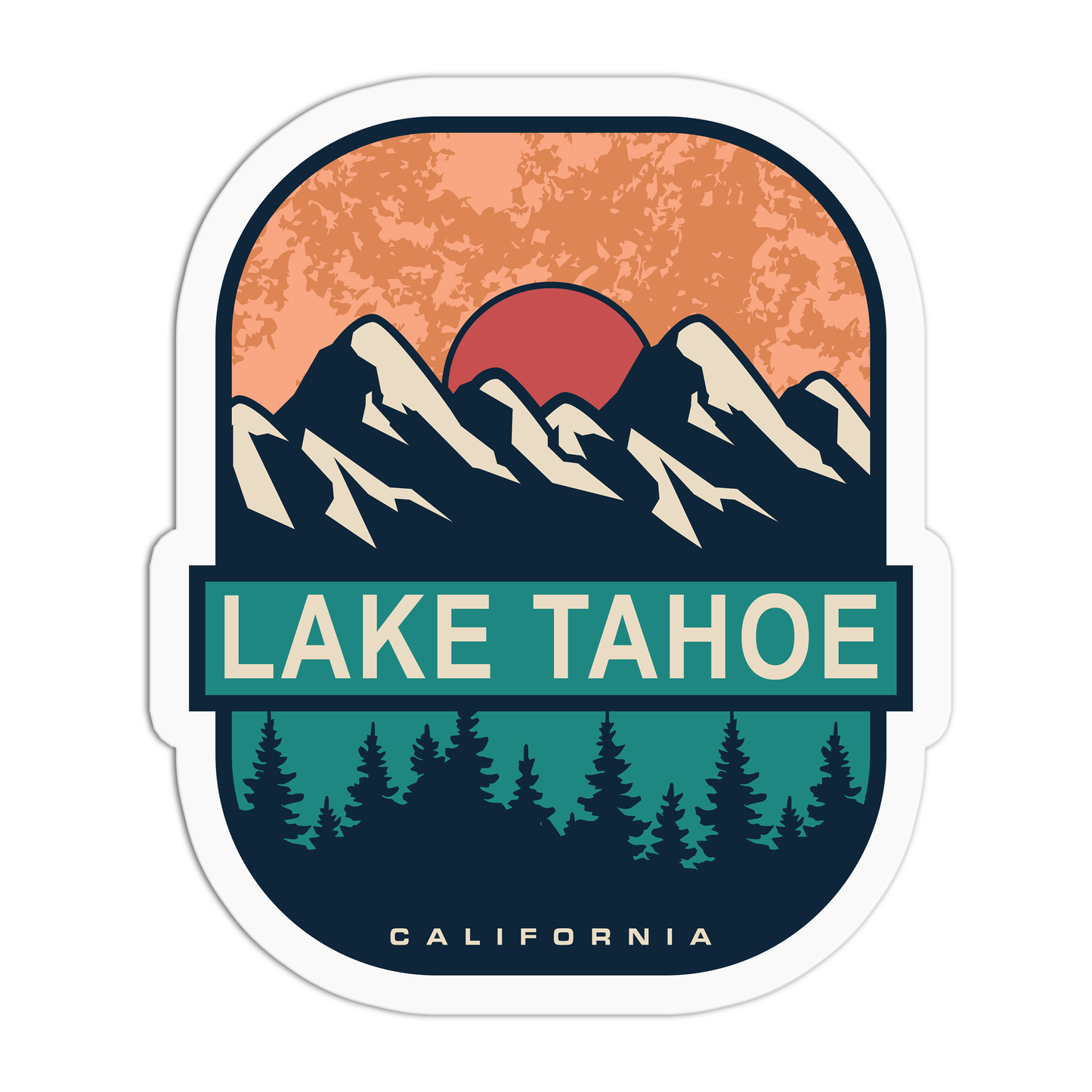 Lake Tahoe Travel Series Stickers
