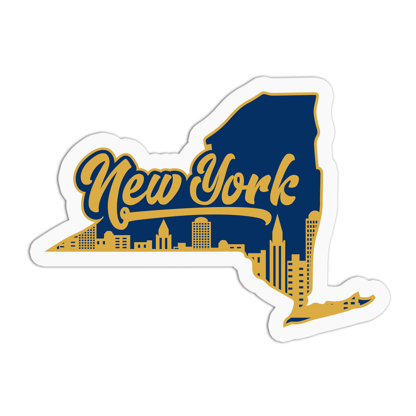 New York Travel Series Niagara Falls Stickers