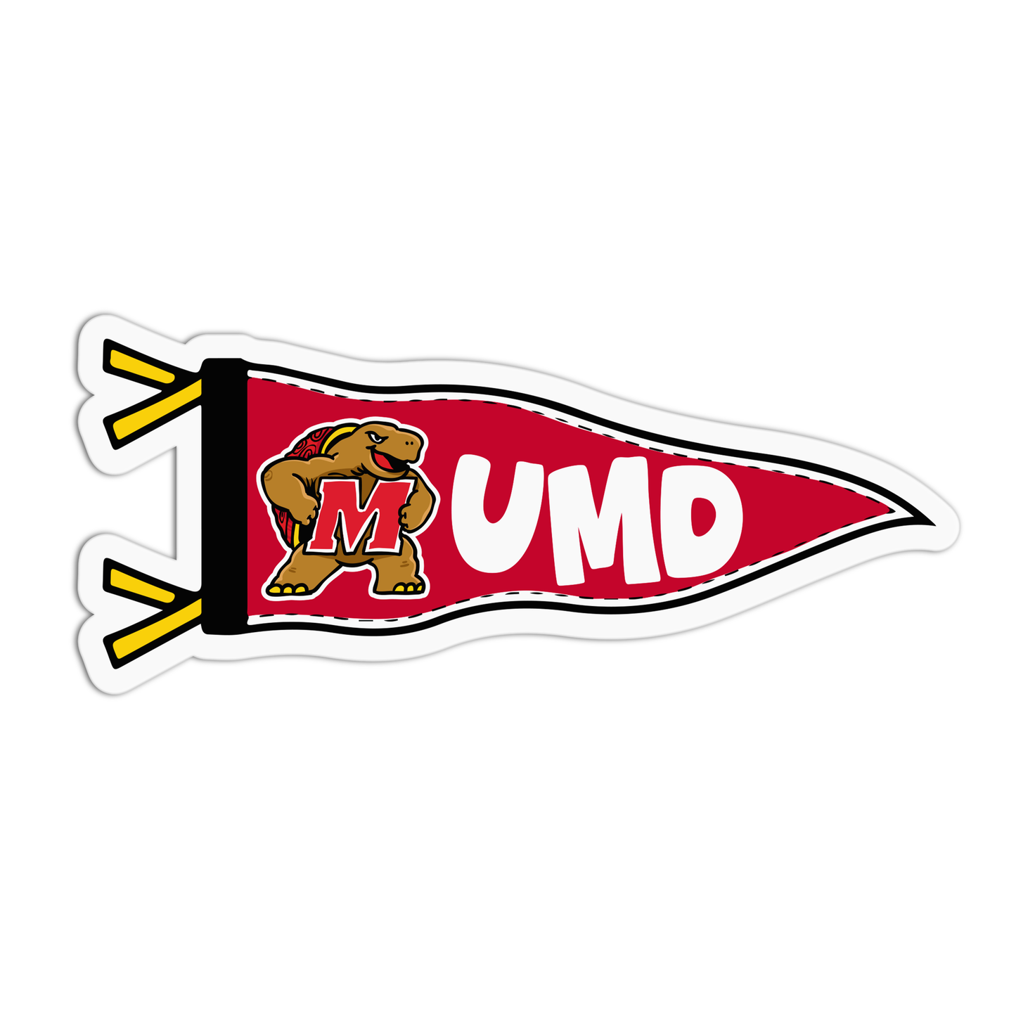 University of Maryland Flag Sticker - The Stkr Store