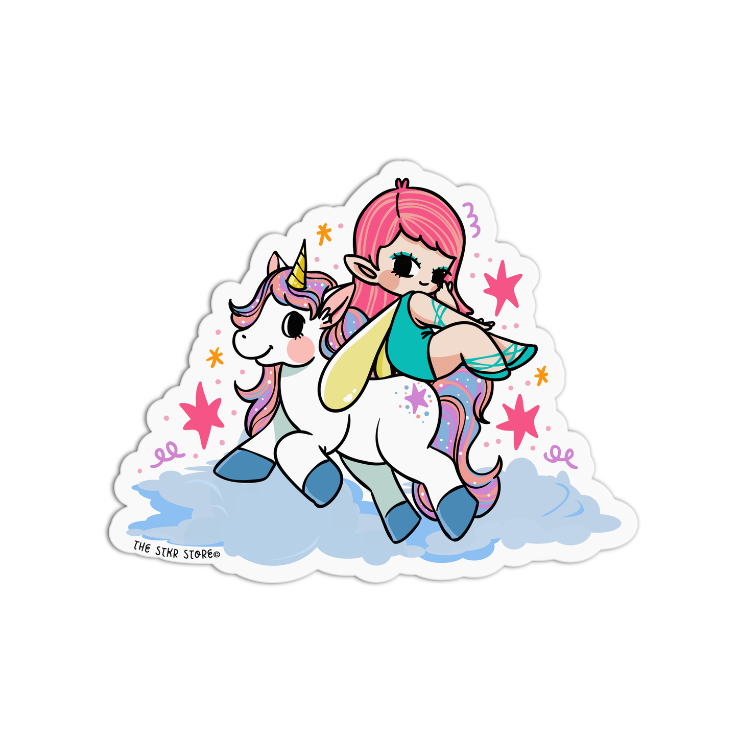 Star Of The Show Unicorns And Fairies Stickers
