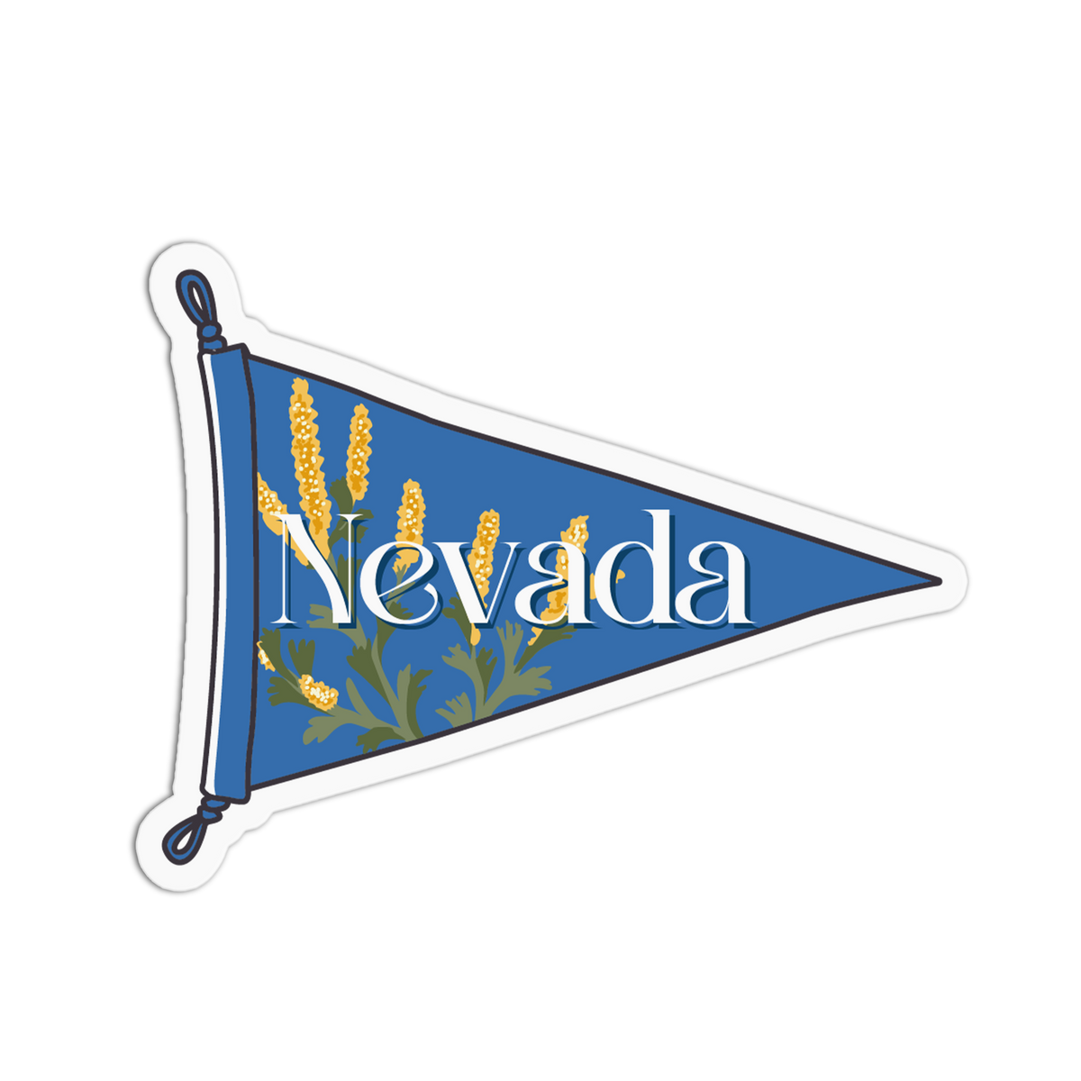 Silver Sage - Vintage State Flag Sticker