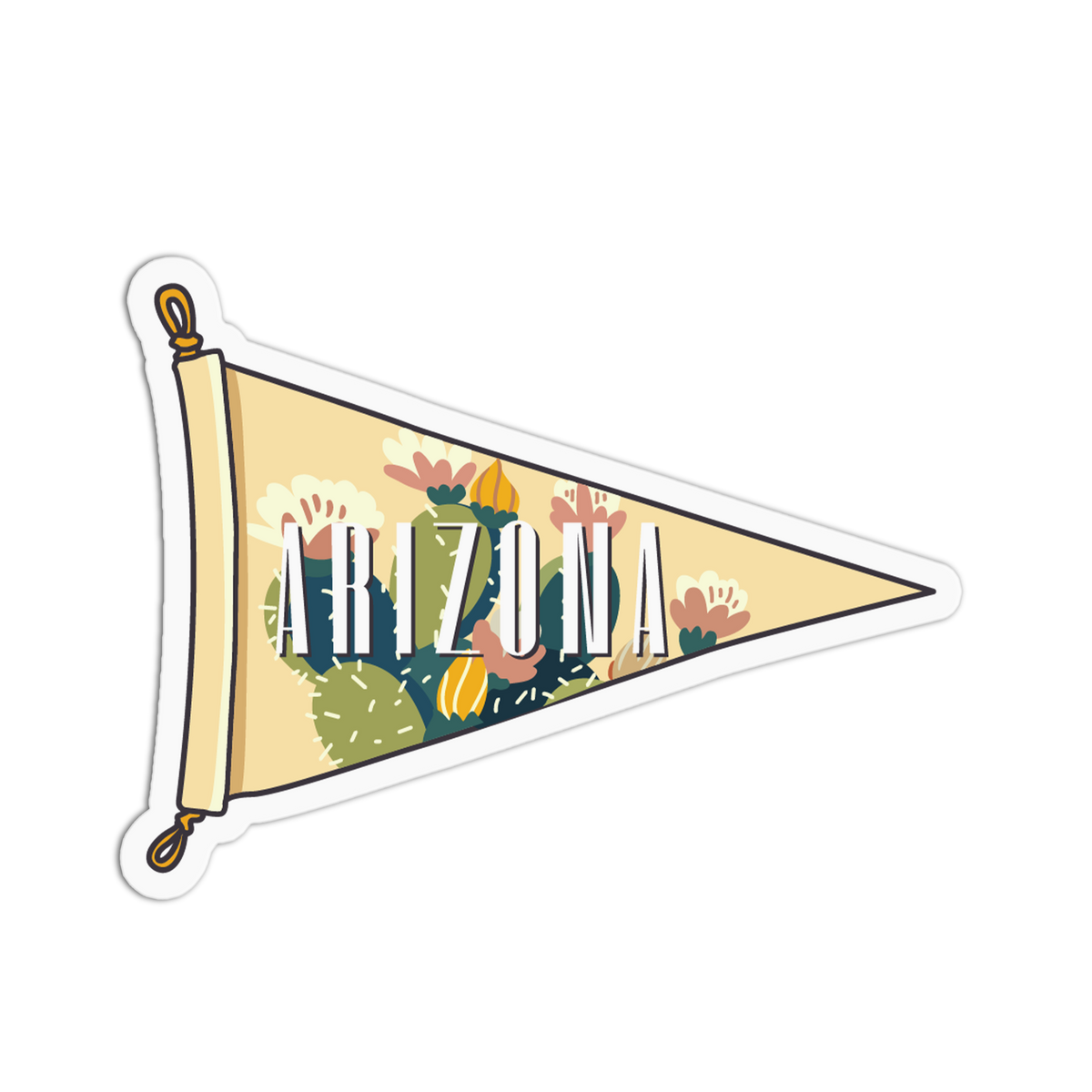 Grand Canyon - Vintage State Flag Sticker