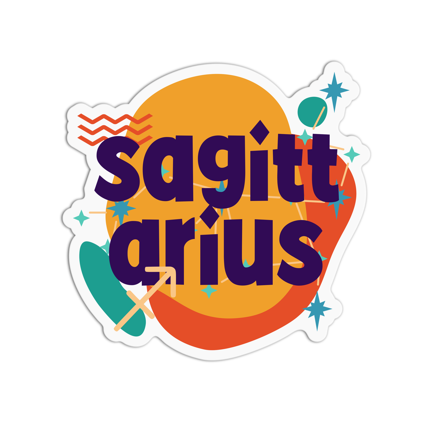 Sagittarius Zodiac Sign Stickers