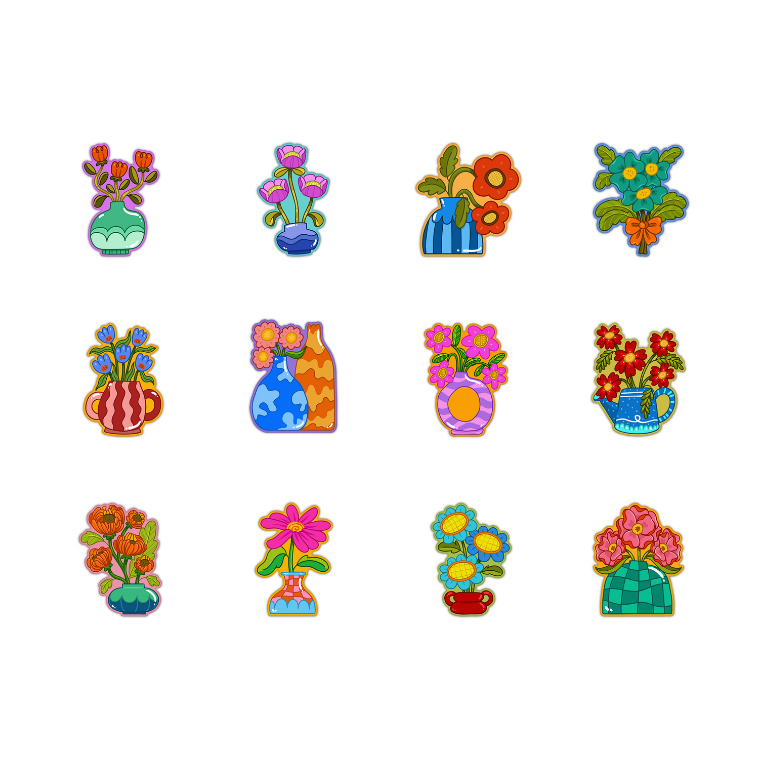 Flower Stickers
