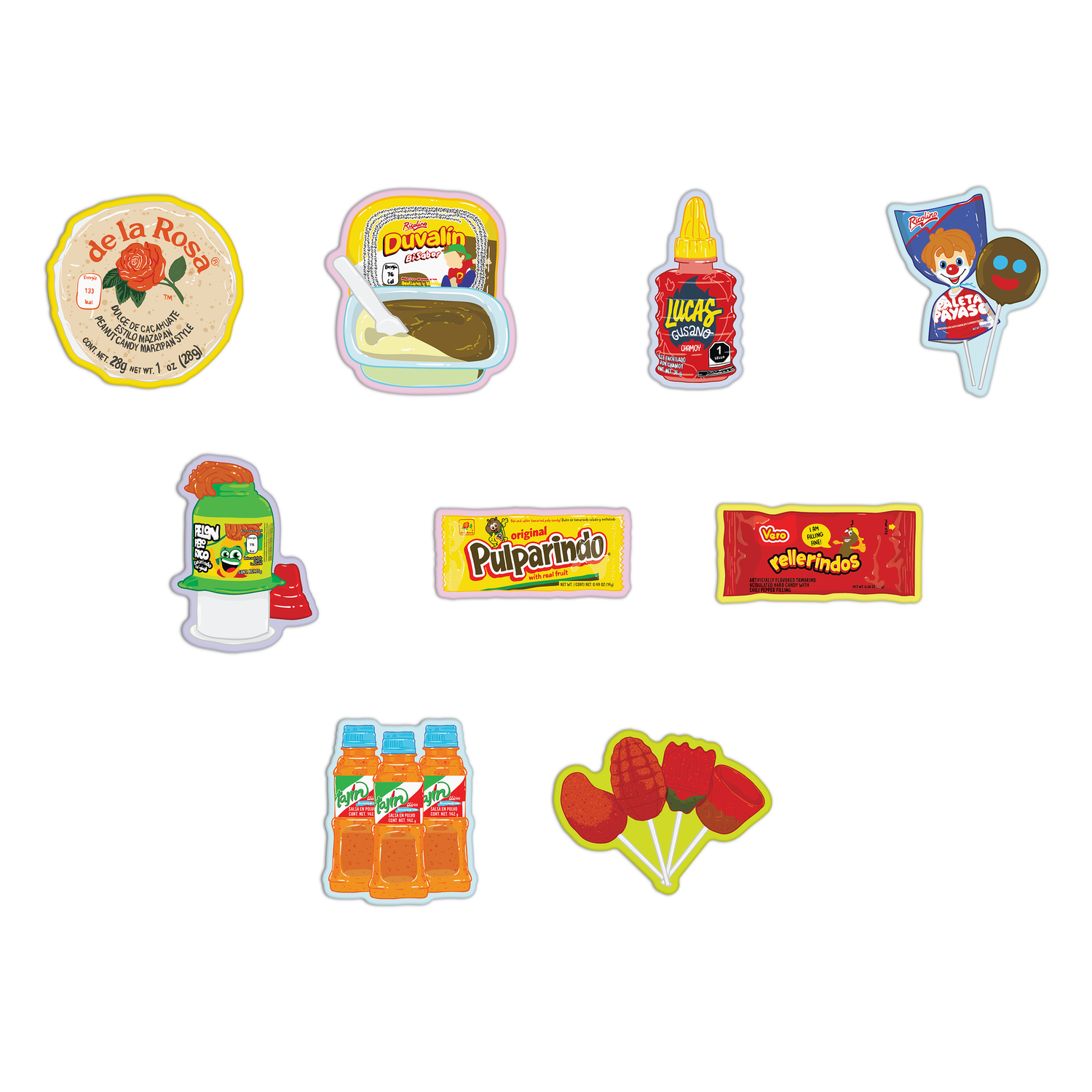 Mexican Candies Collection Sticker