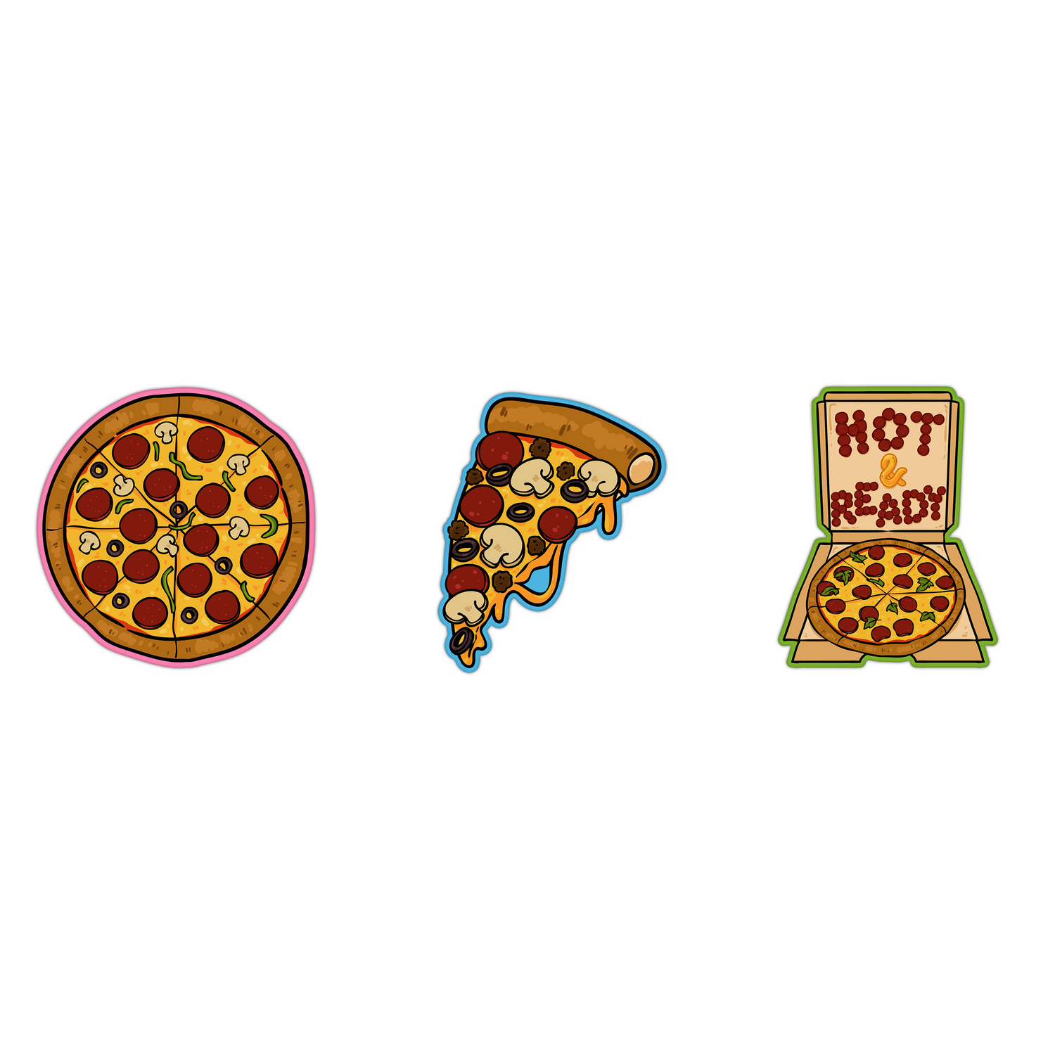 Pizza Stickers