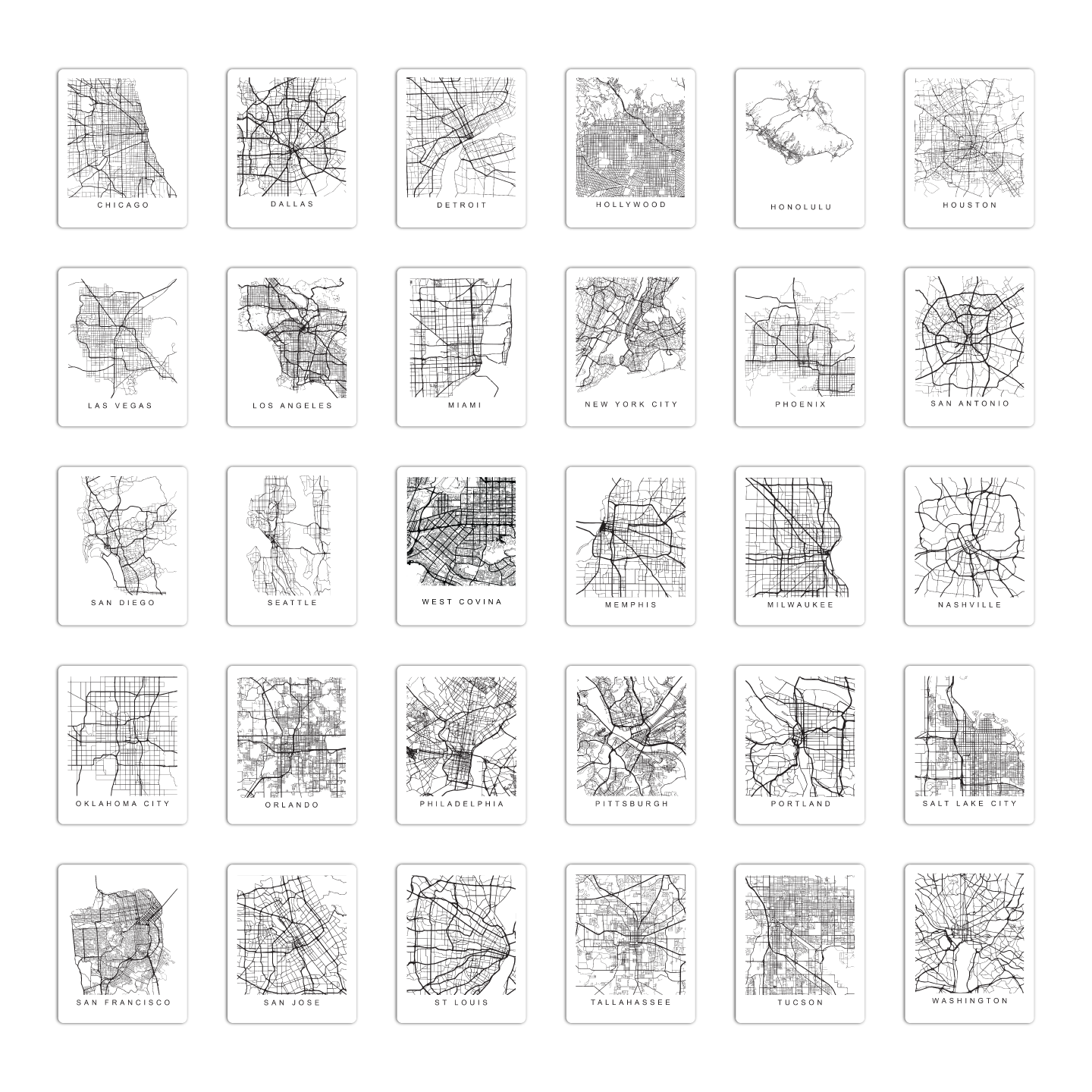 U.S. Street Map Collection
