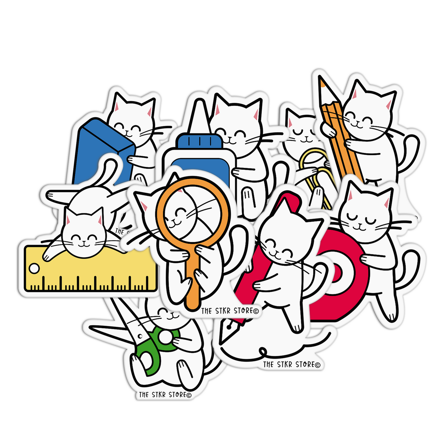 Cat Journal Supplies Stickers