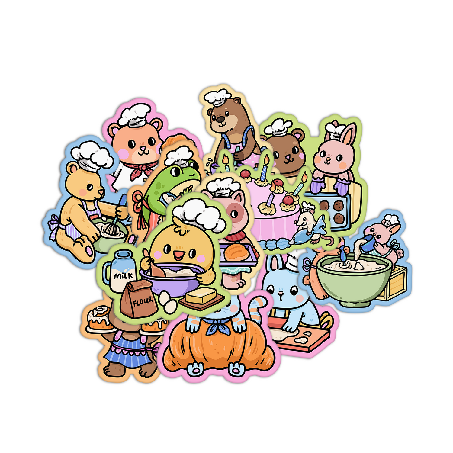 Coquette Baking Stickers