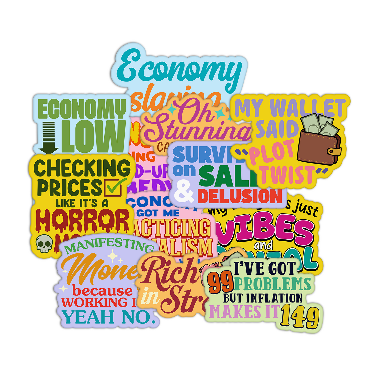 Funny Economy Stickers
