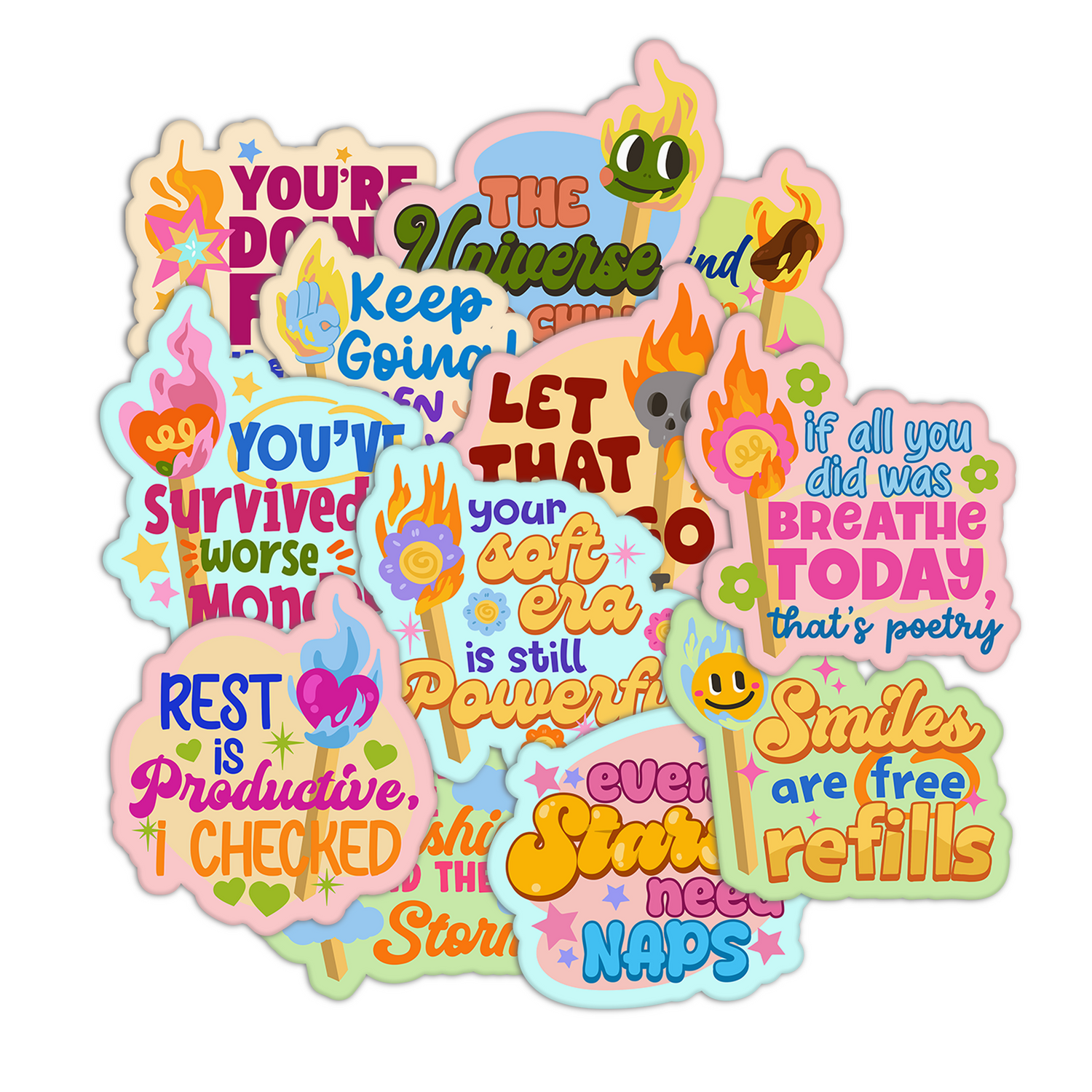 Matchsticks Stickers