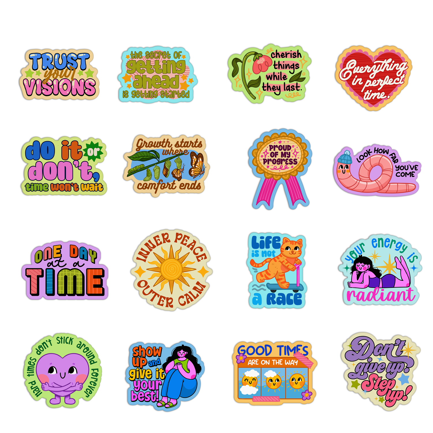 Positive Quote Stickers